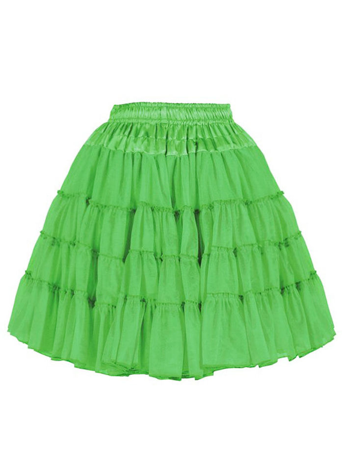 Petticoat Deluxe grün 2-lagig