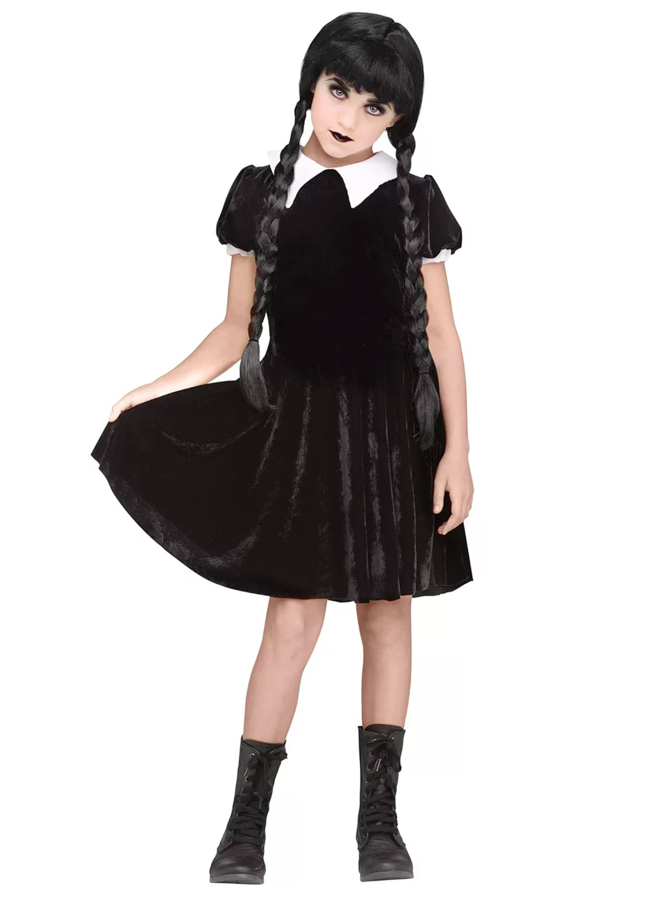 Gothic Girl Schulmädchen Kostüm für Kinder