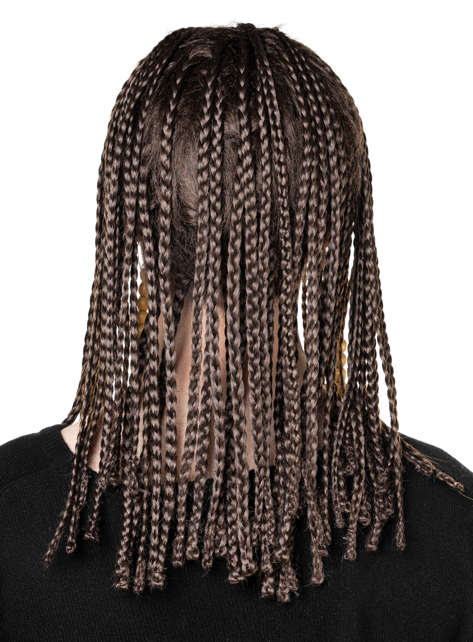 Braids mit Perlen – Flechtfrisur Perücke