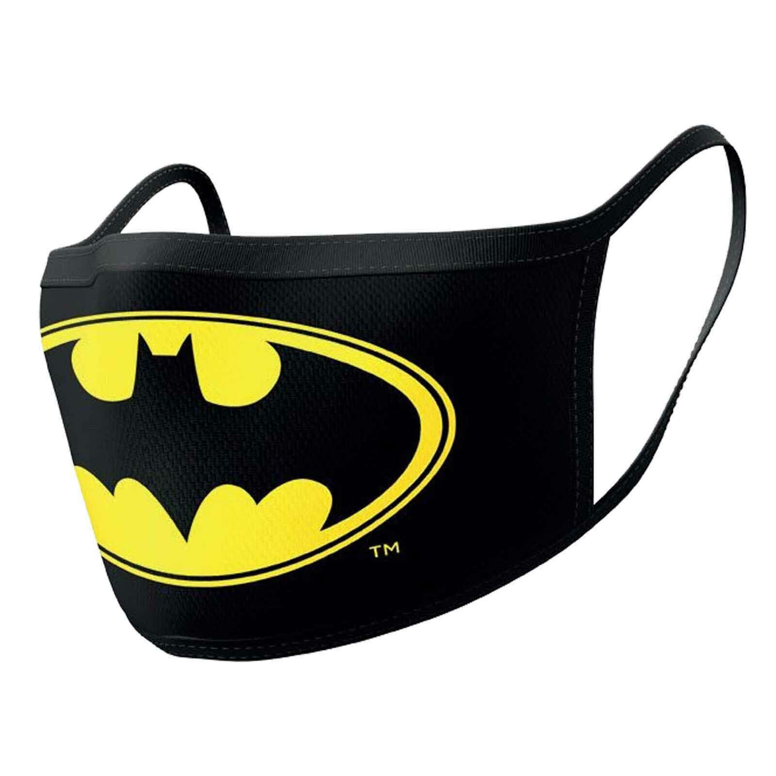 Batman - Batman Logo Stoffen Maskers Dubbelpak