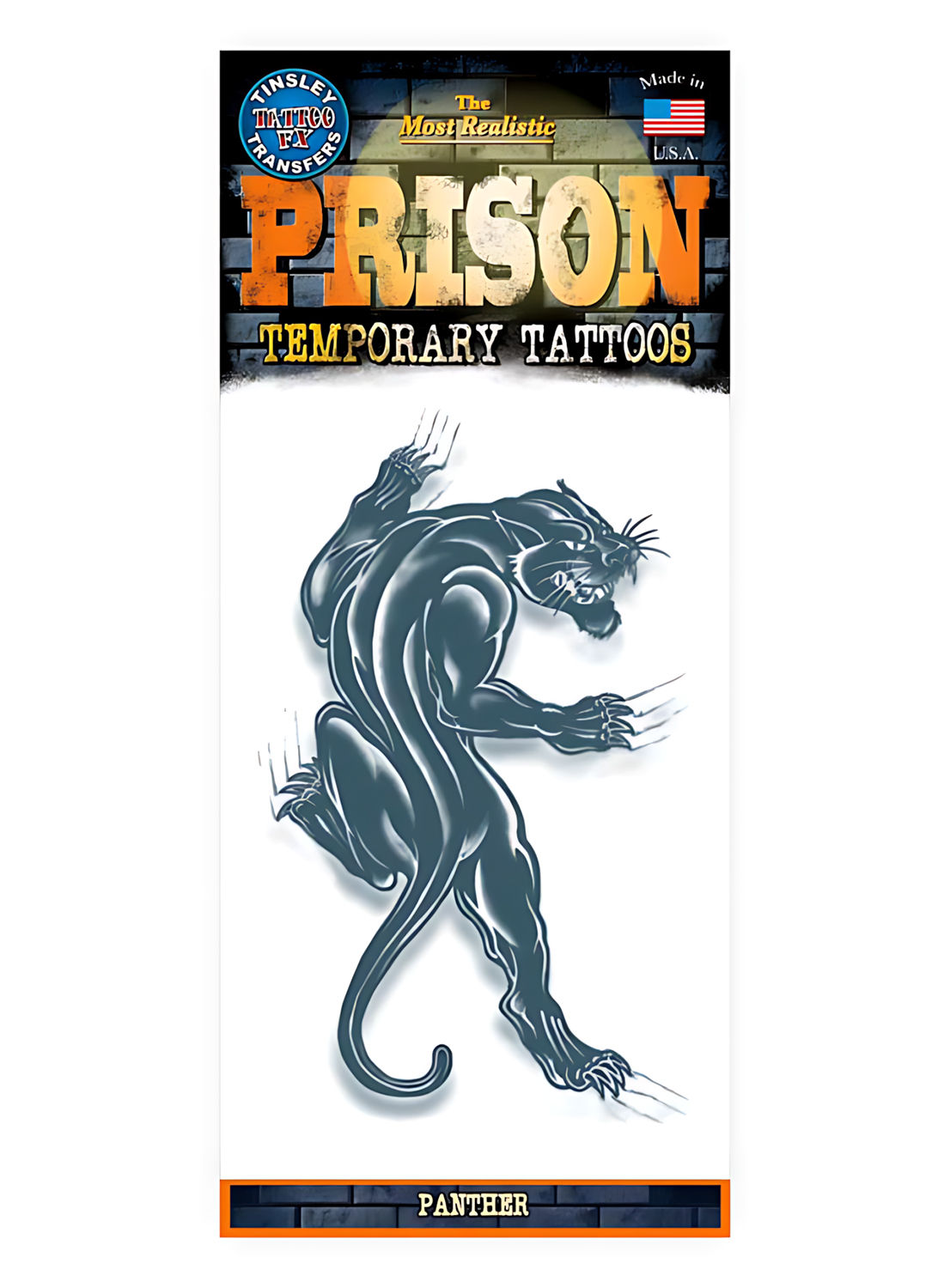 Panther Knast Klebe-Tattoo