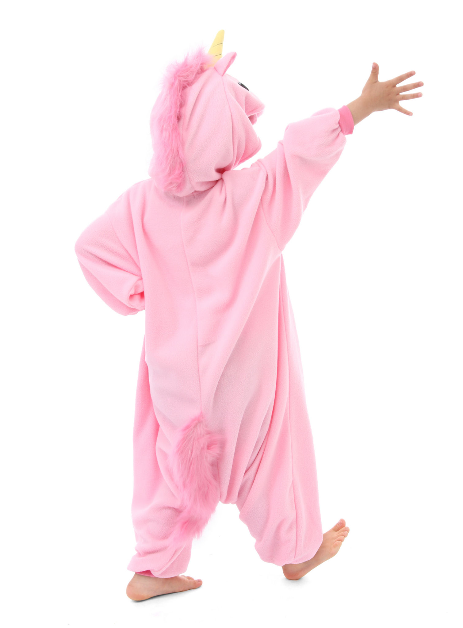 Einhorn Kigurumi Kinderkostüm pink
