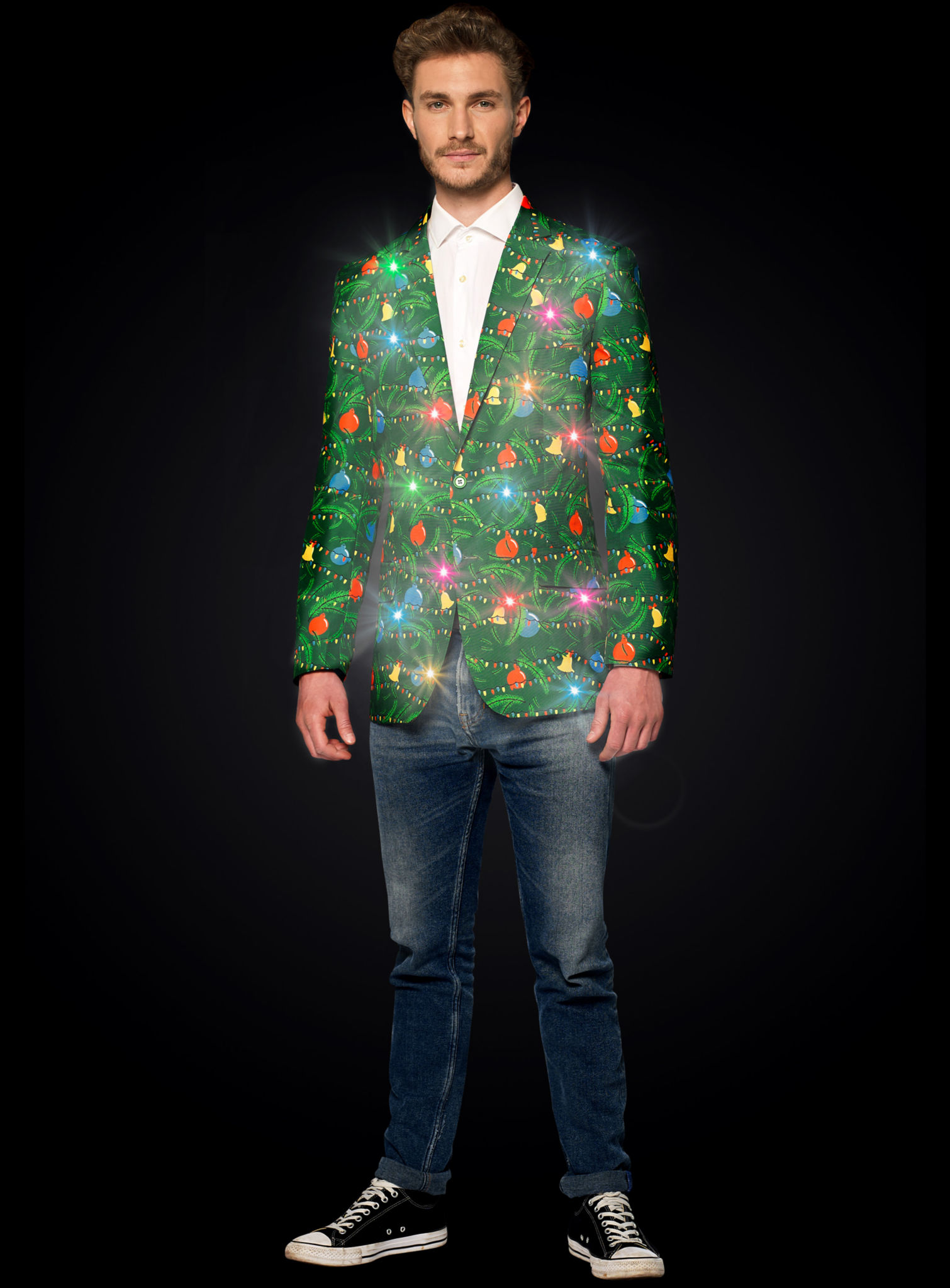 SuitMeister Green Tree LED Jackett