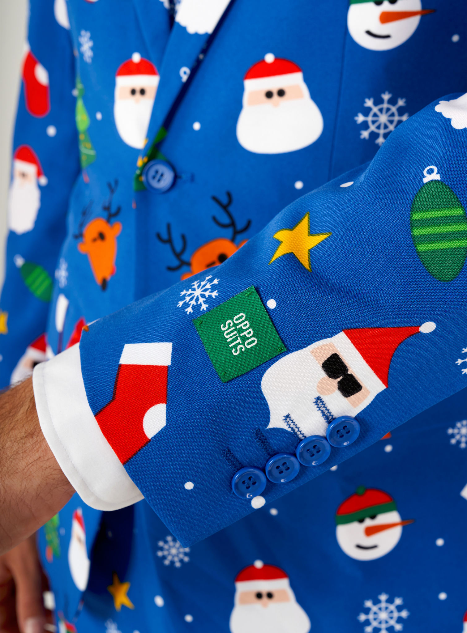 OppoSuits Festivity Blue Anzug