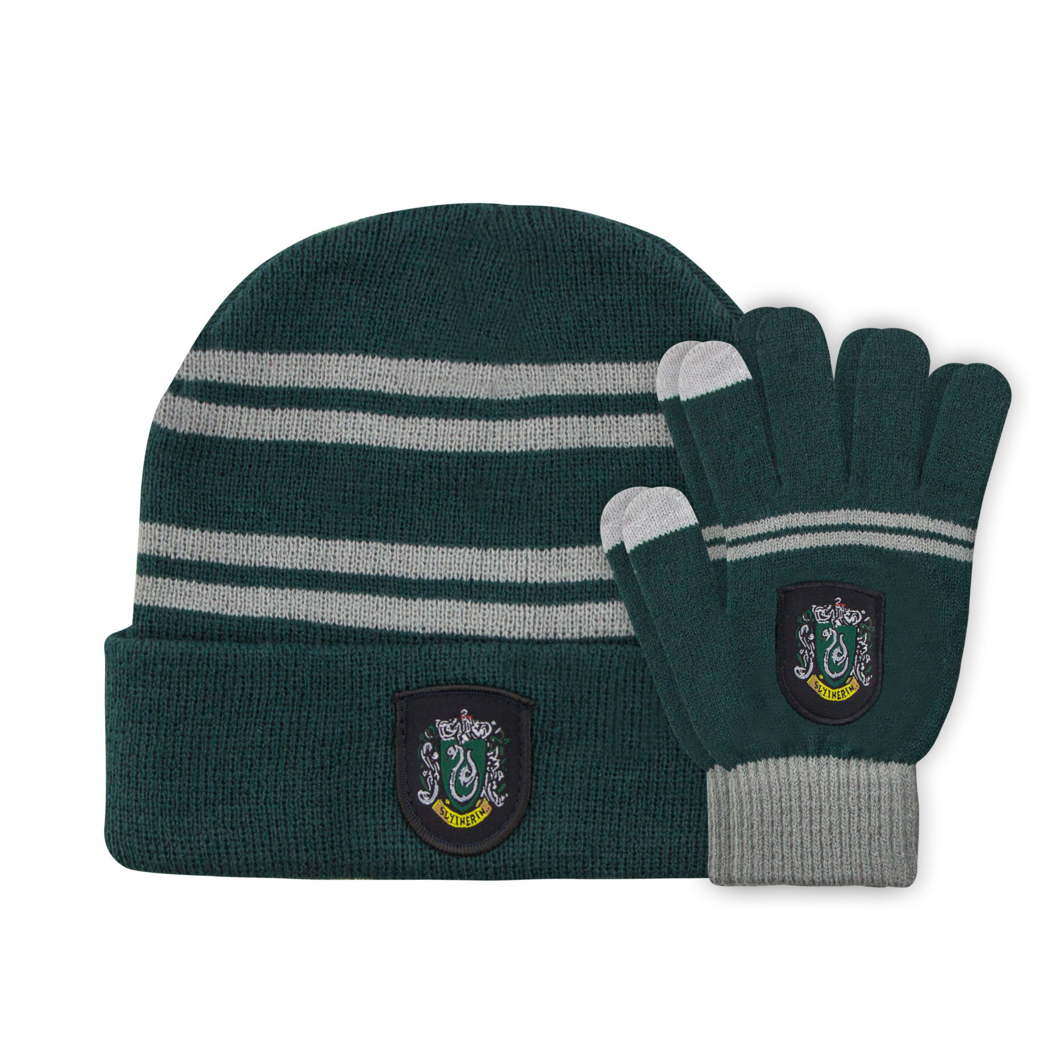 Harry Potter - Kids Beanie & Handschuhe Set Slytherin
