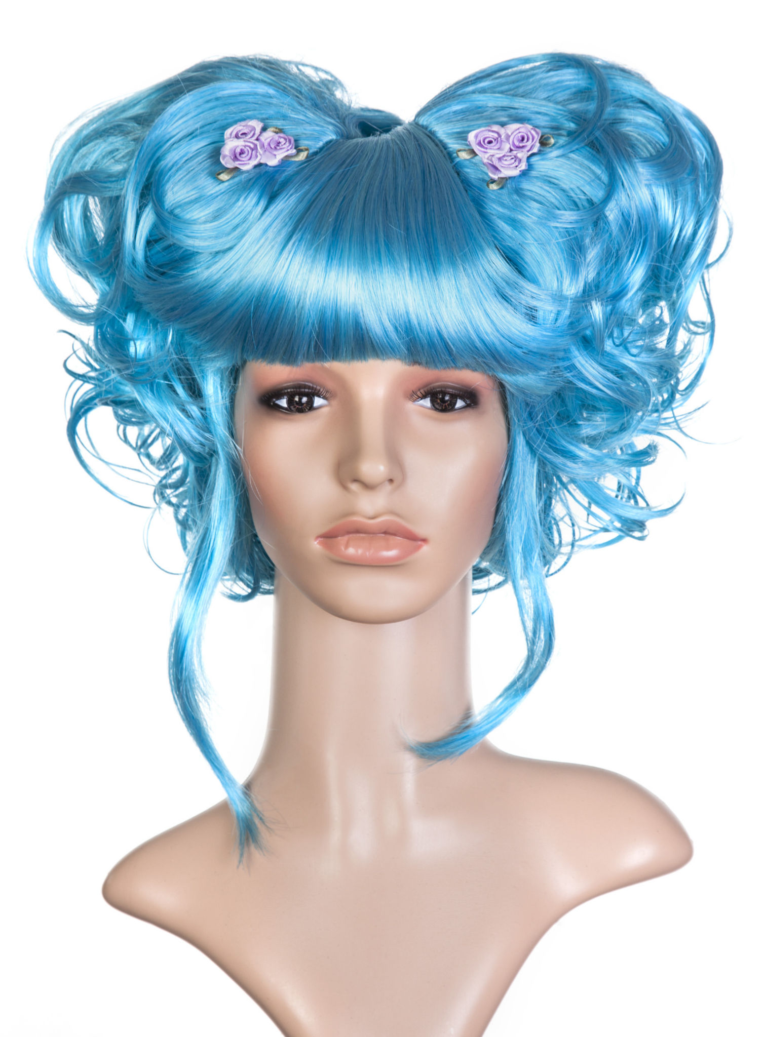 Manga Pruik Turquoise