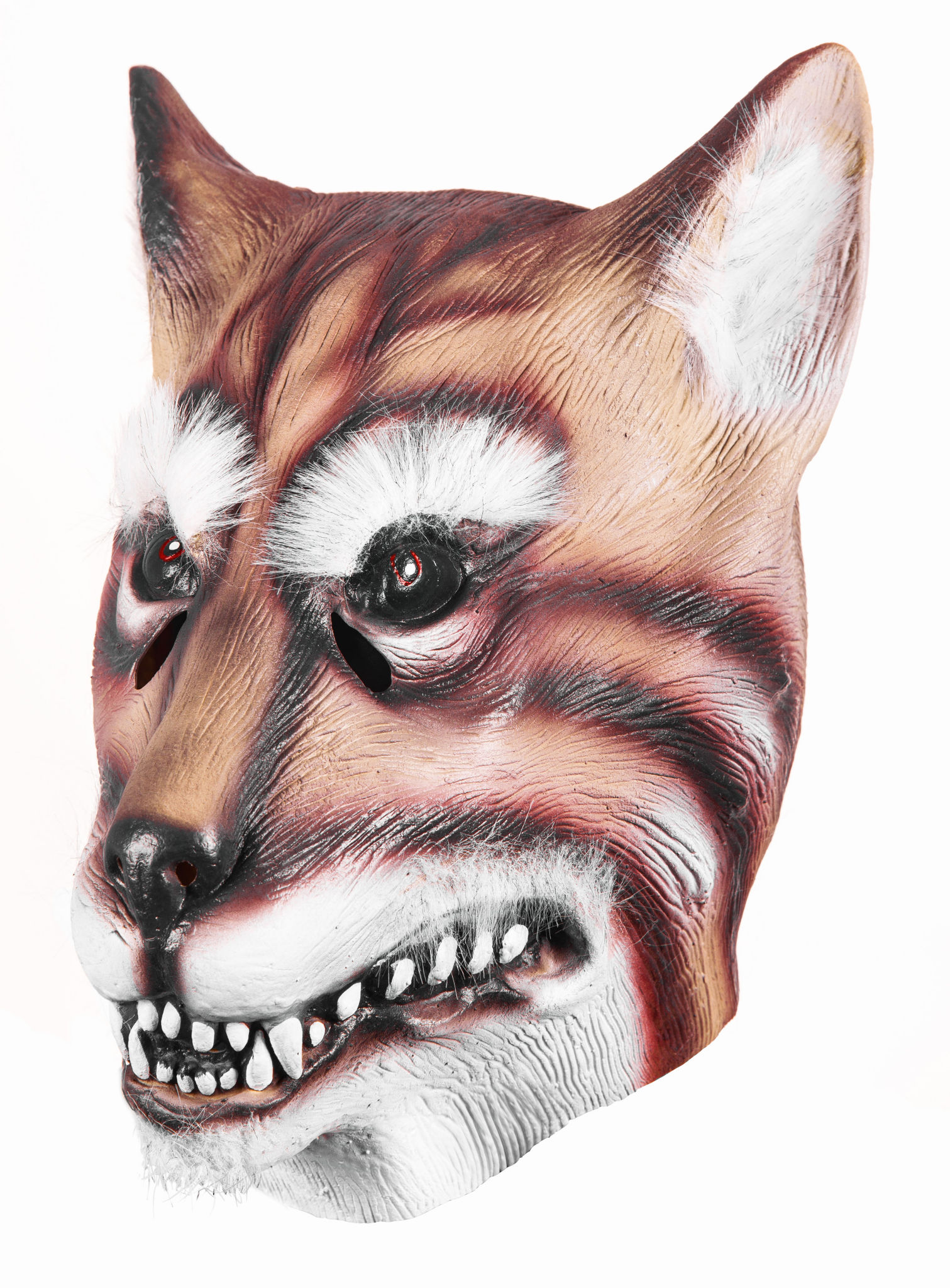 Comicluchs Maske aus Latex