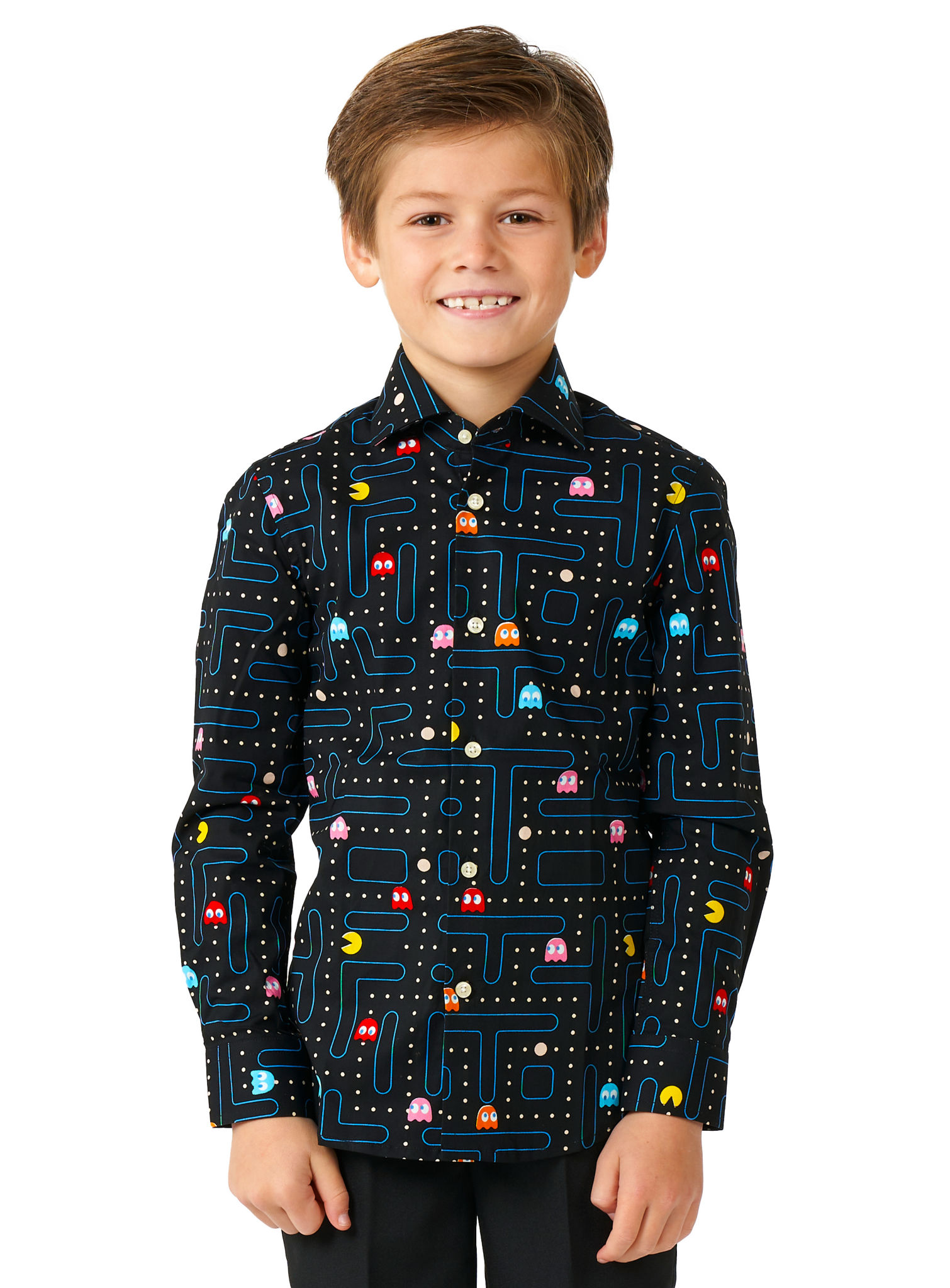 OppoSuits Boys Pac-Man Kinder Overhemd