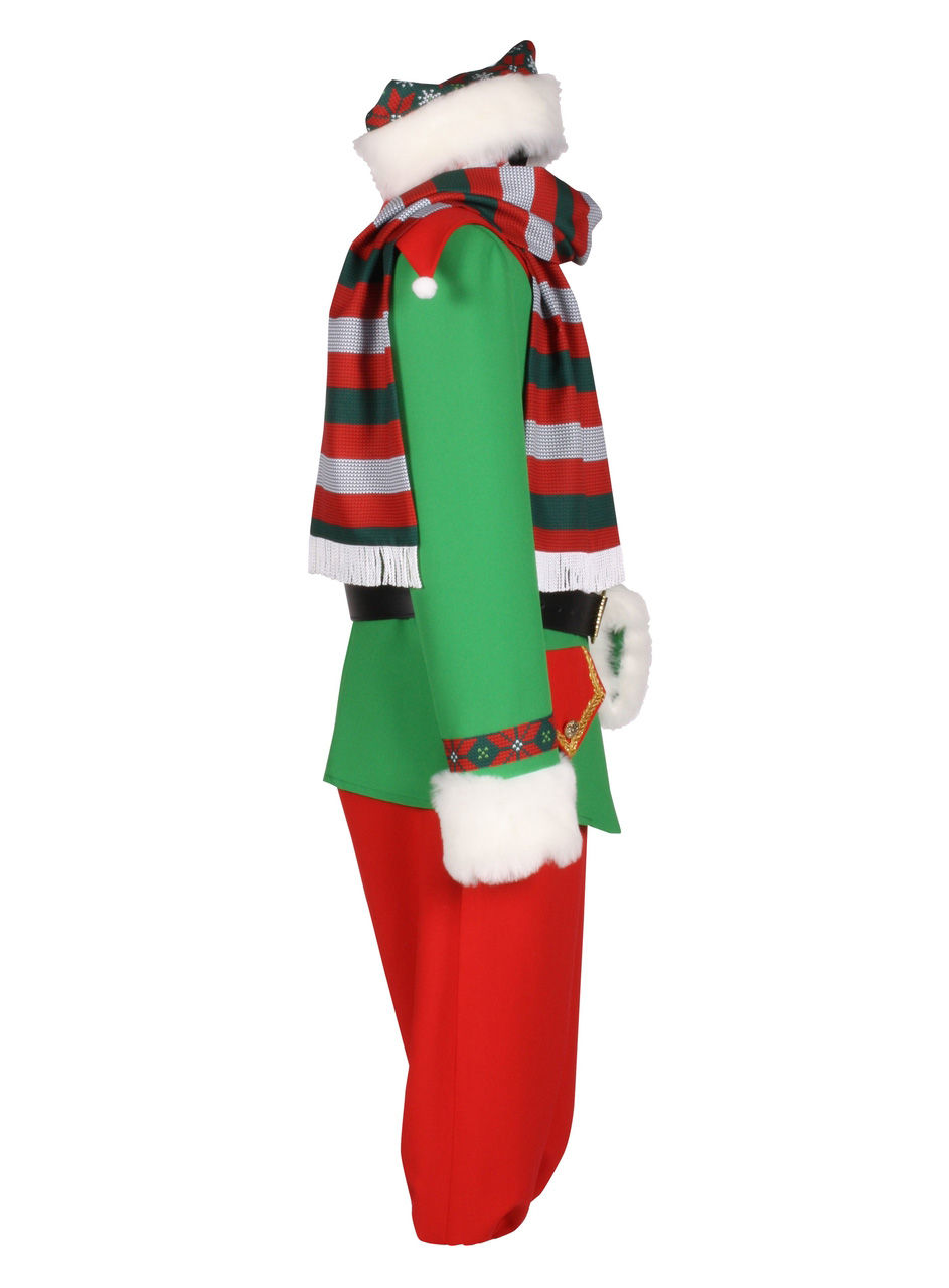 Feestelijk kerstelfen kostuum