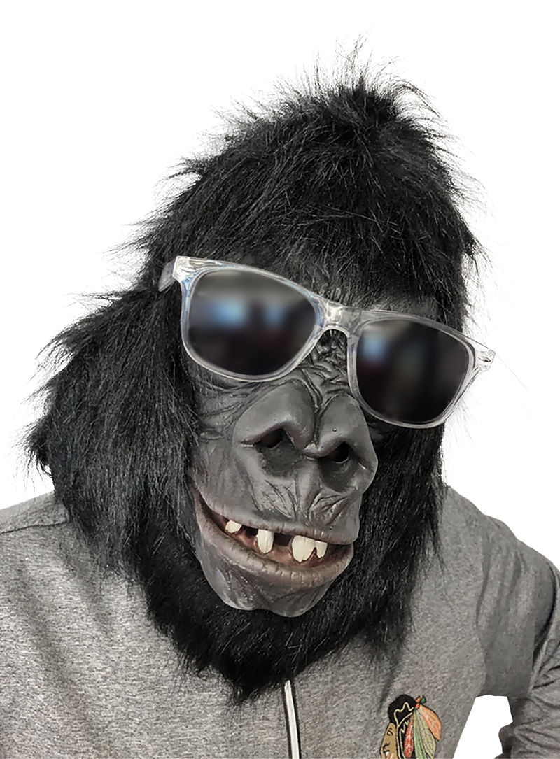 Gorilla Oberhaupt Maske