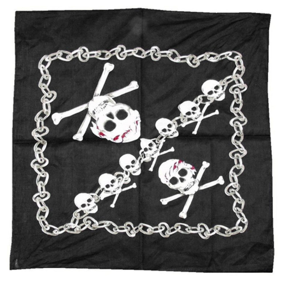 Piraten hoofddoek om zelf te knopen