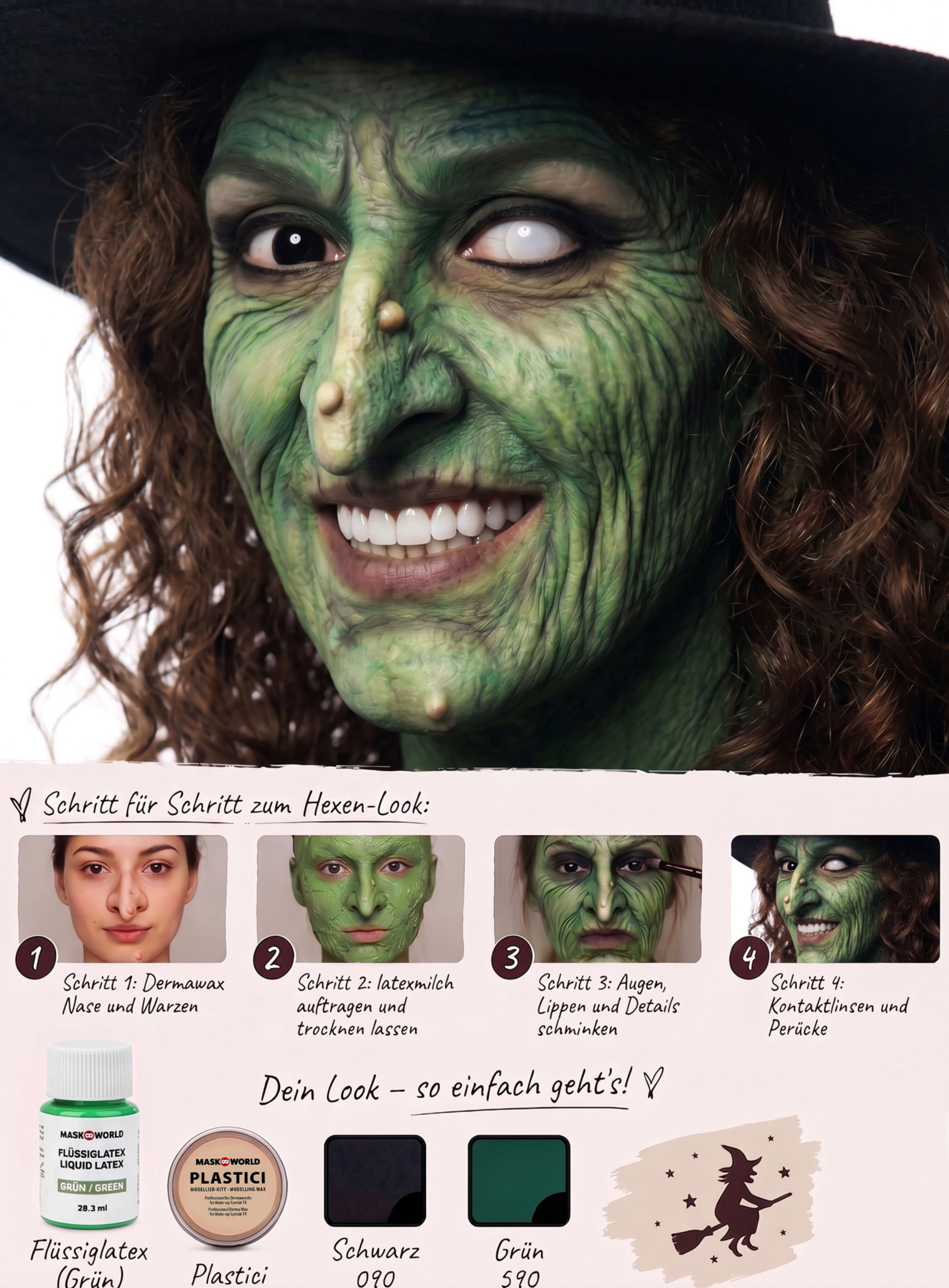 Make-up Set Schrumpelhexe