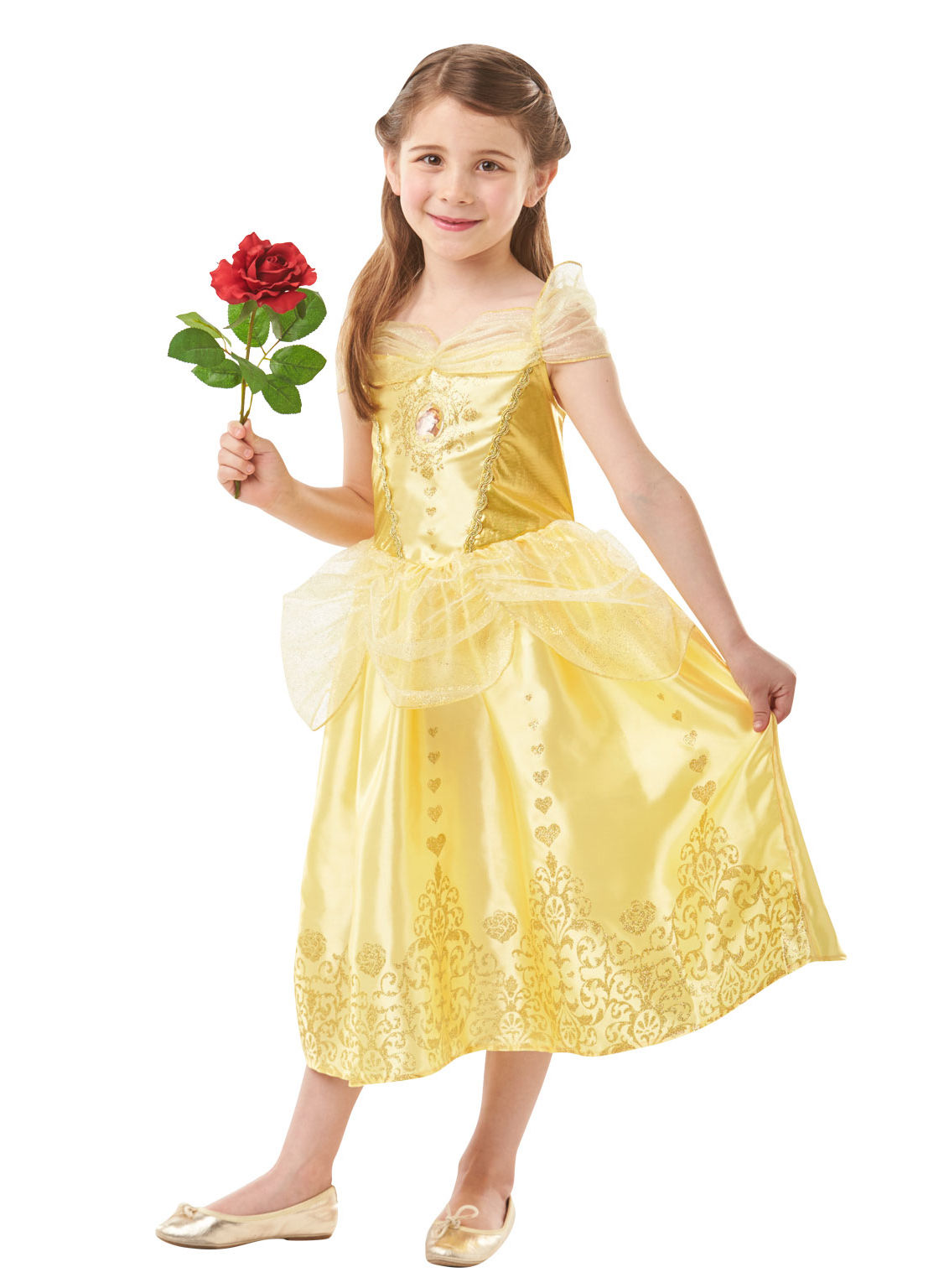 Disney Prinzessin Belle Glitzerkleid für Kinder