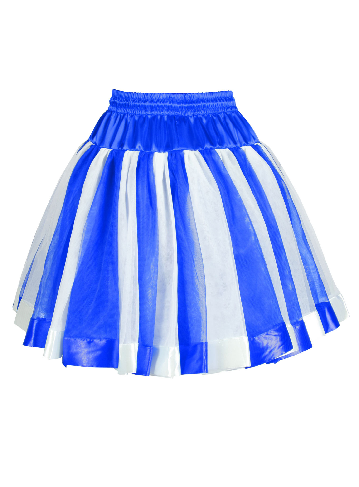 Petticoat blau-weiß gestreift