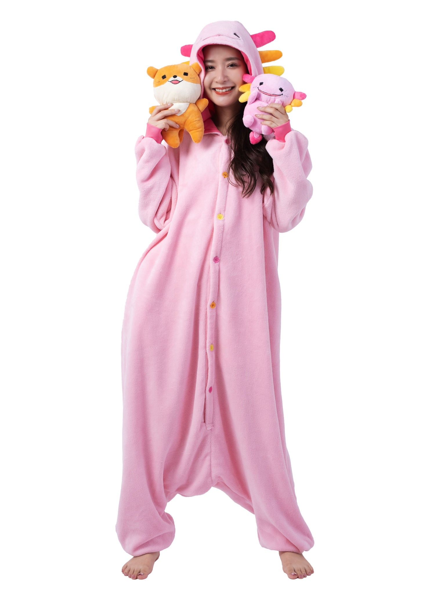 Axolotl Kigurumi Kostüm