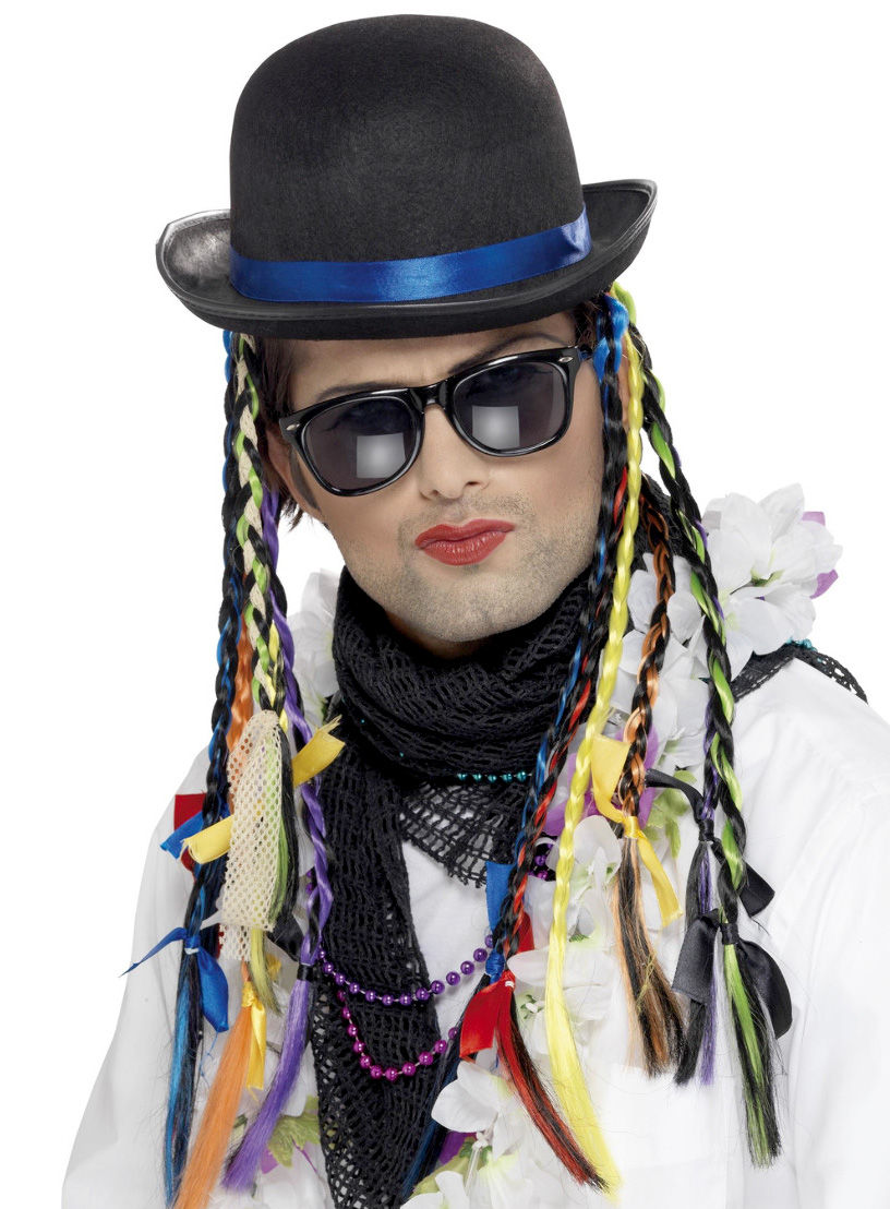 Karma Chameleon jaren 80 popster hoofddeksel