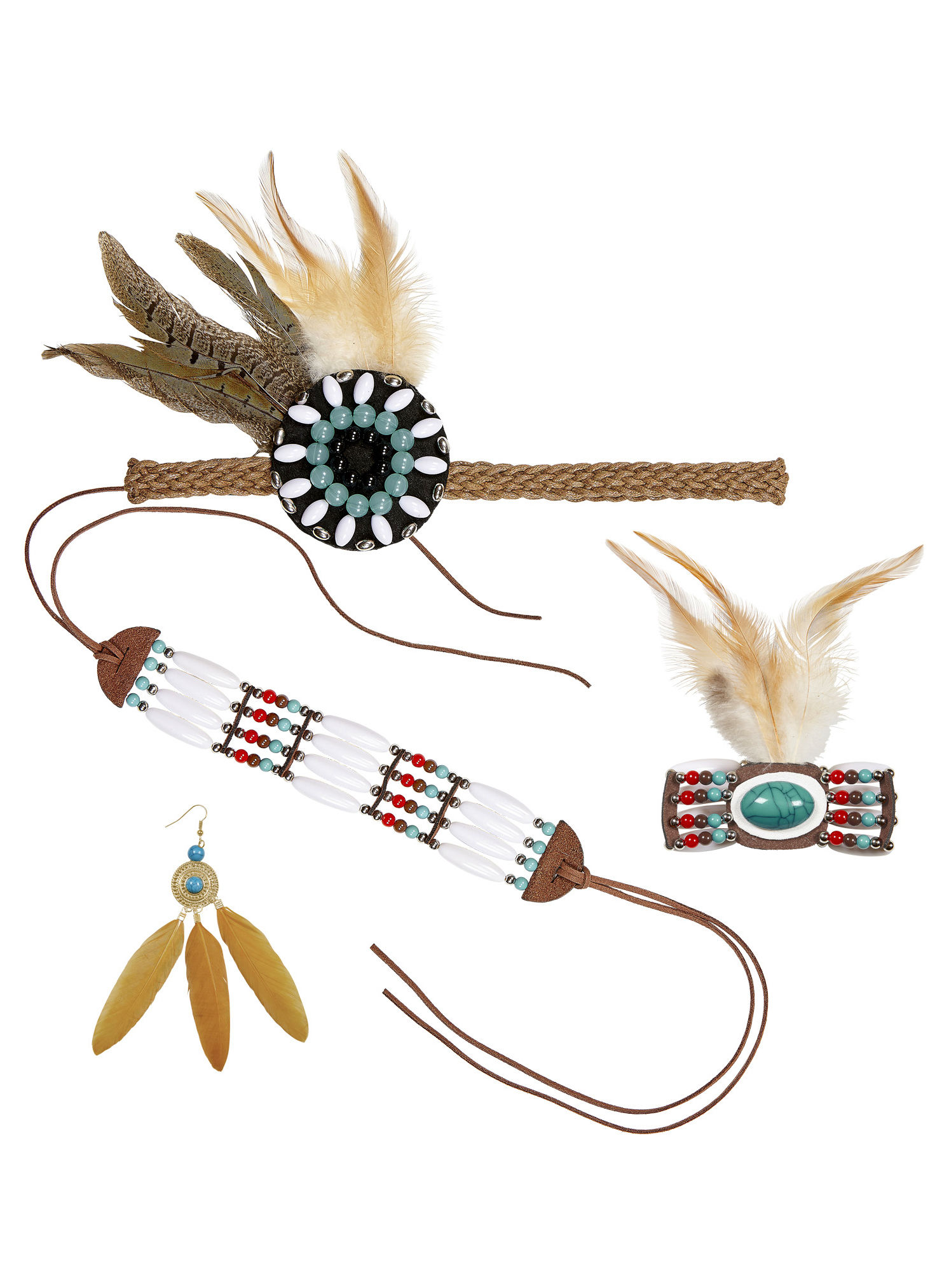 Häuptlingstochter Accessoire-Set