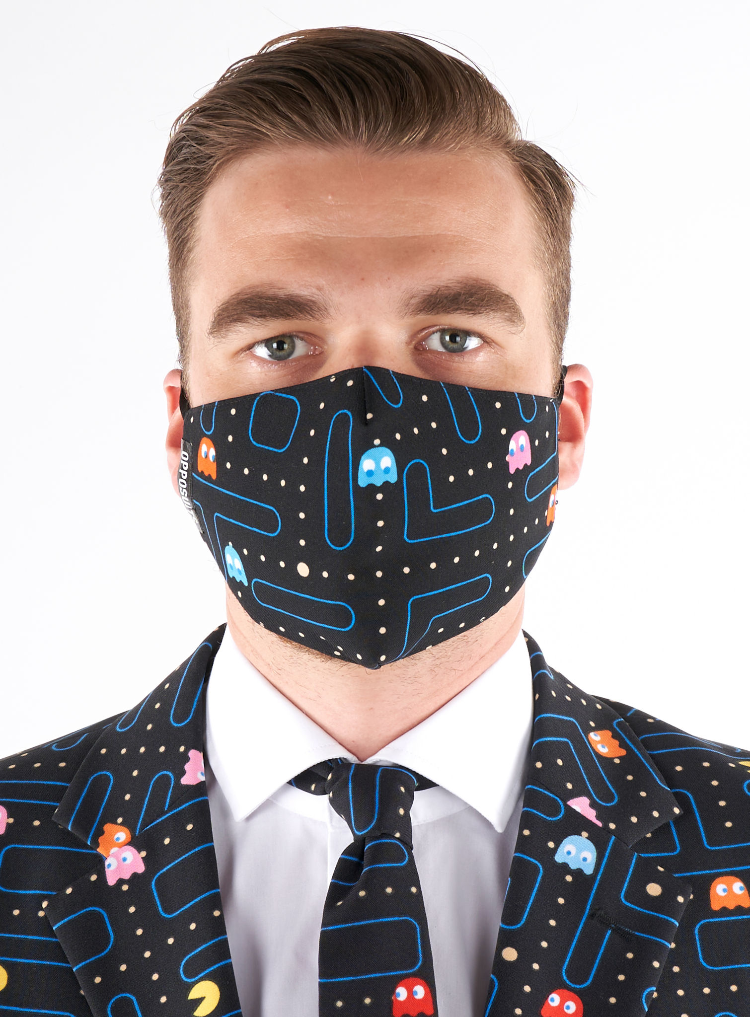 OppoSuits Pac-Man Mundschutz Maske