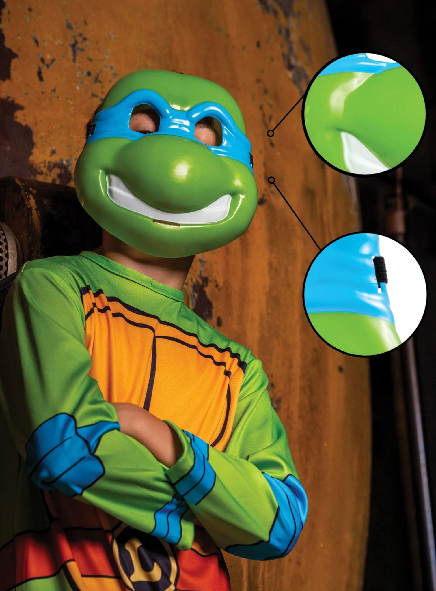 Teenage Mutant Ninja Turtles – Leonardo Maske für Kinder