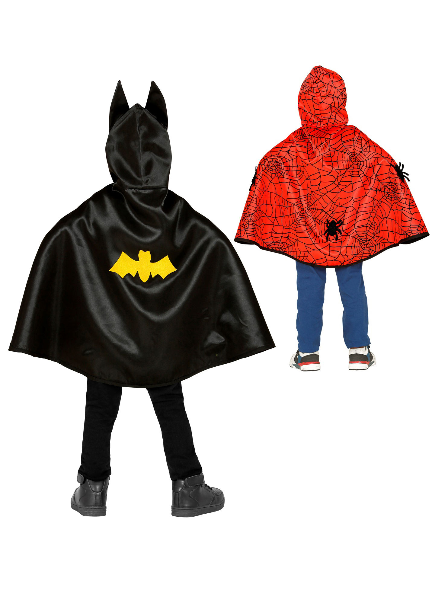 Spiderbat Superhelden Wendecape für Kinder