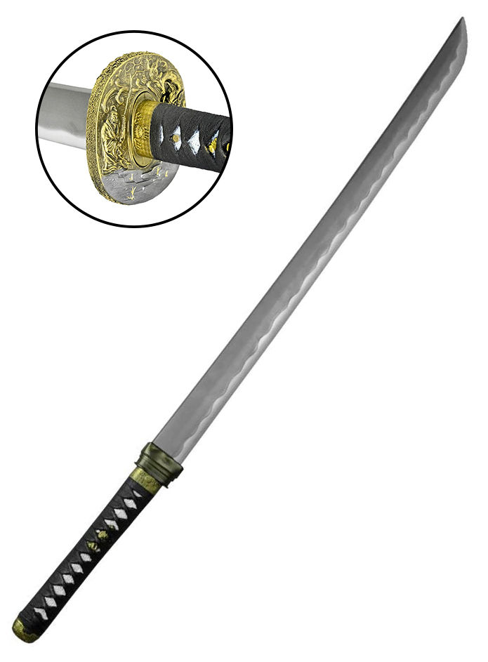 Wakizashi - Musashi Met Stootplaat Samurai Schuimwapen