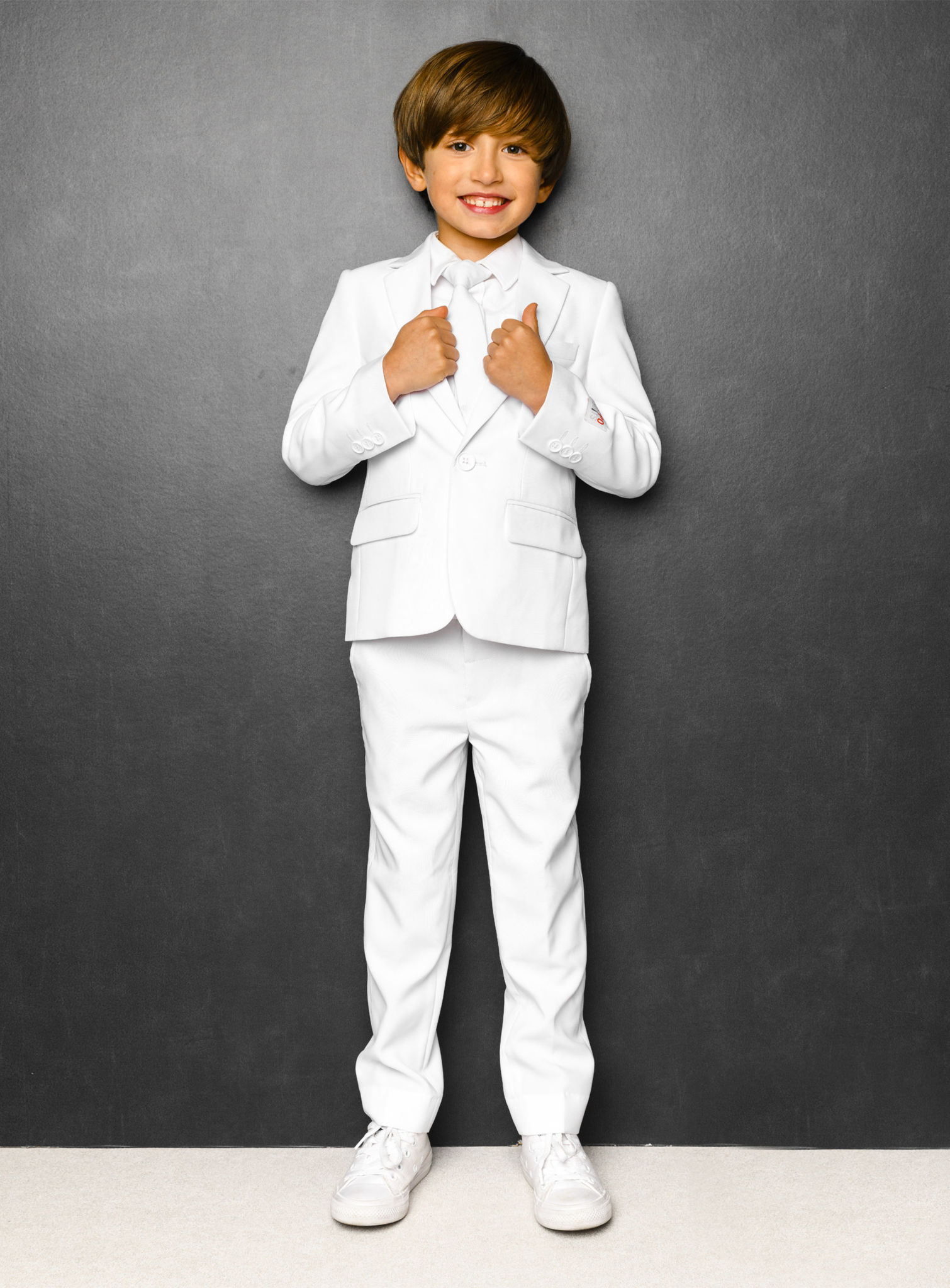 OppoSuits Boys White Knight Anzug für Kinder