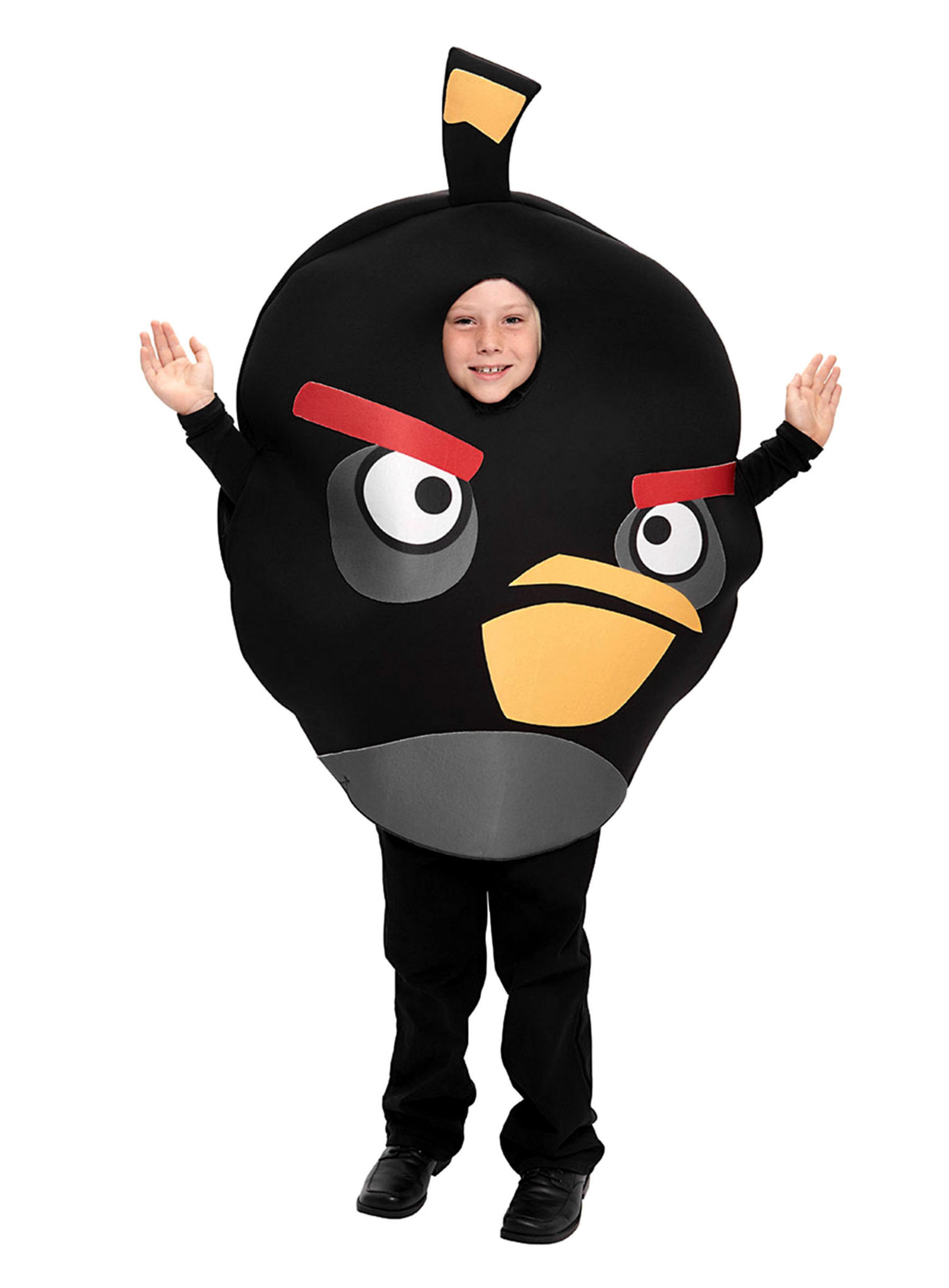 Angry Birds Kinderkostüm schwarz