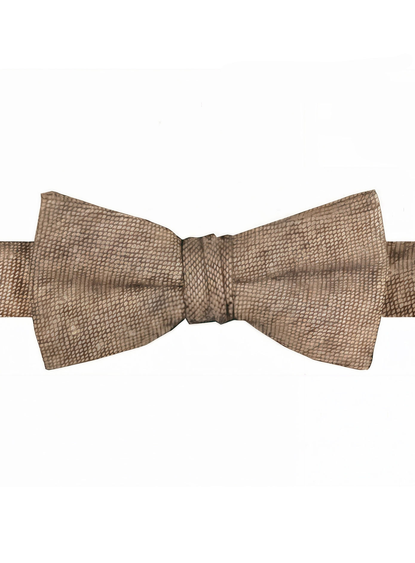 20er Jahre Tweed Fliege beige