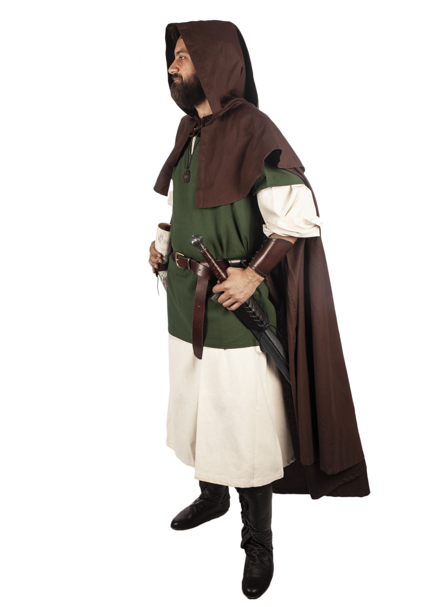 Mittelalter Umhang mit Pelerine - Rothgar