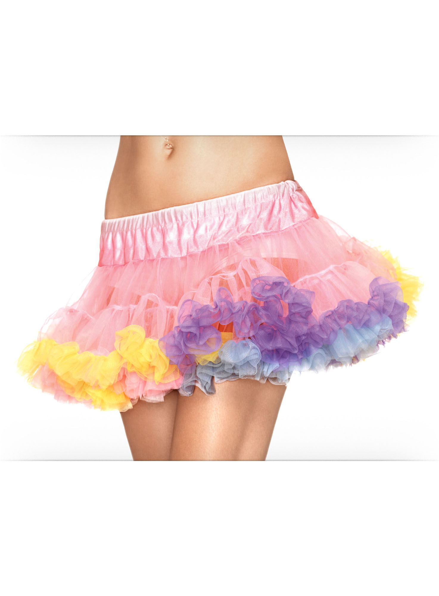 Petticoat mini regenbogenfarben