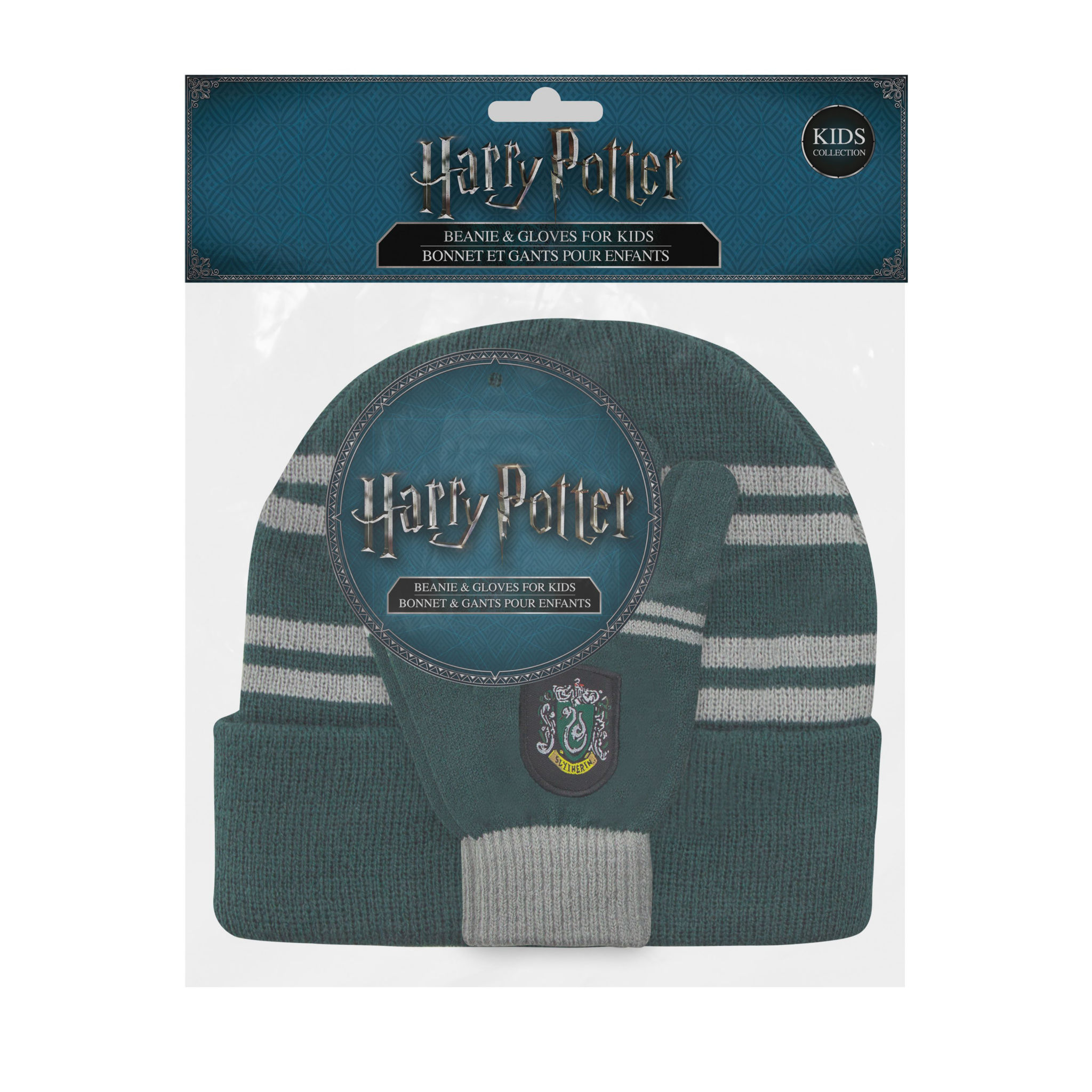 Harry Potter - Kids Beanie & Handschuhe Set Slytherin