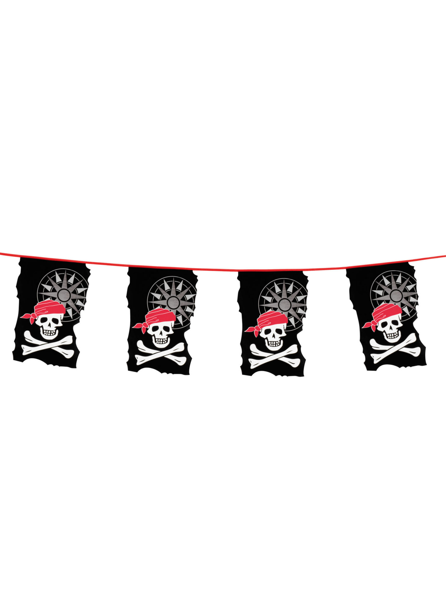 Wimpelkette Jolly Roger