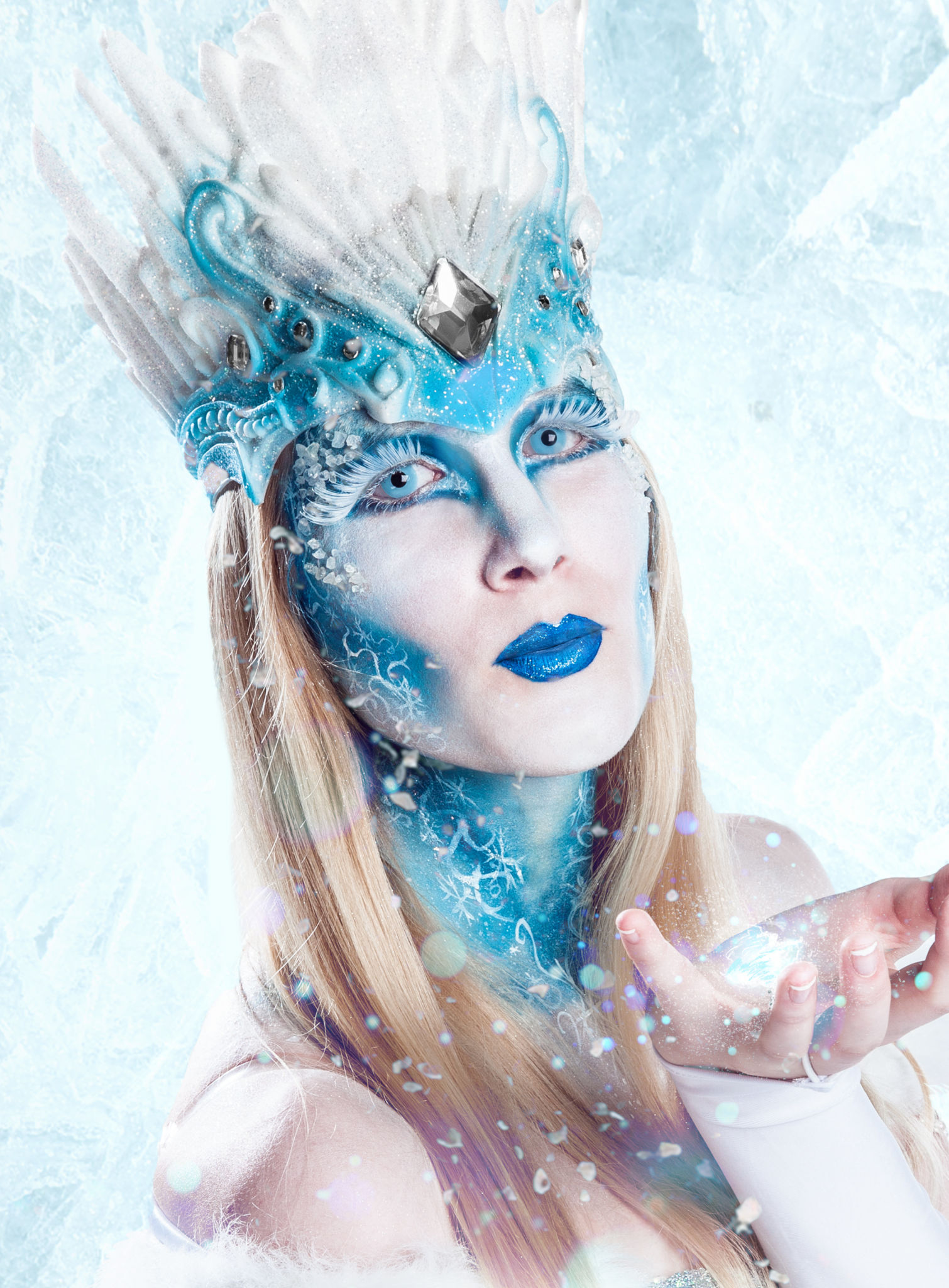 aqua make-up weiß Wasserschminke