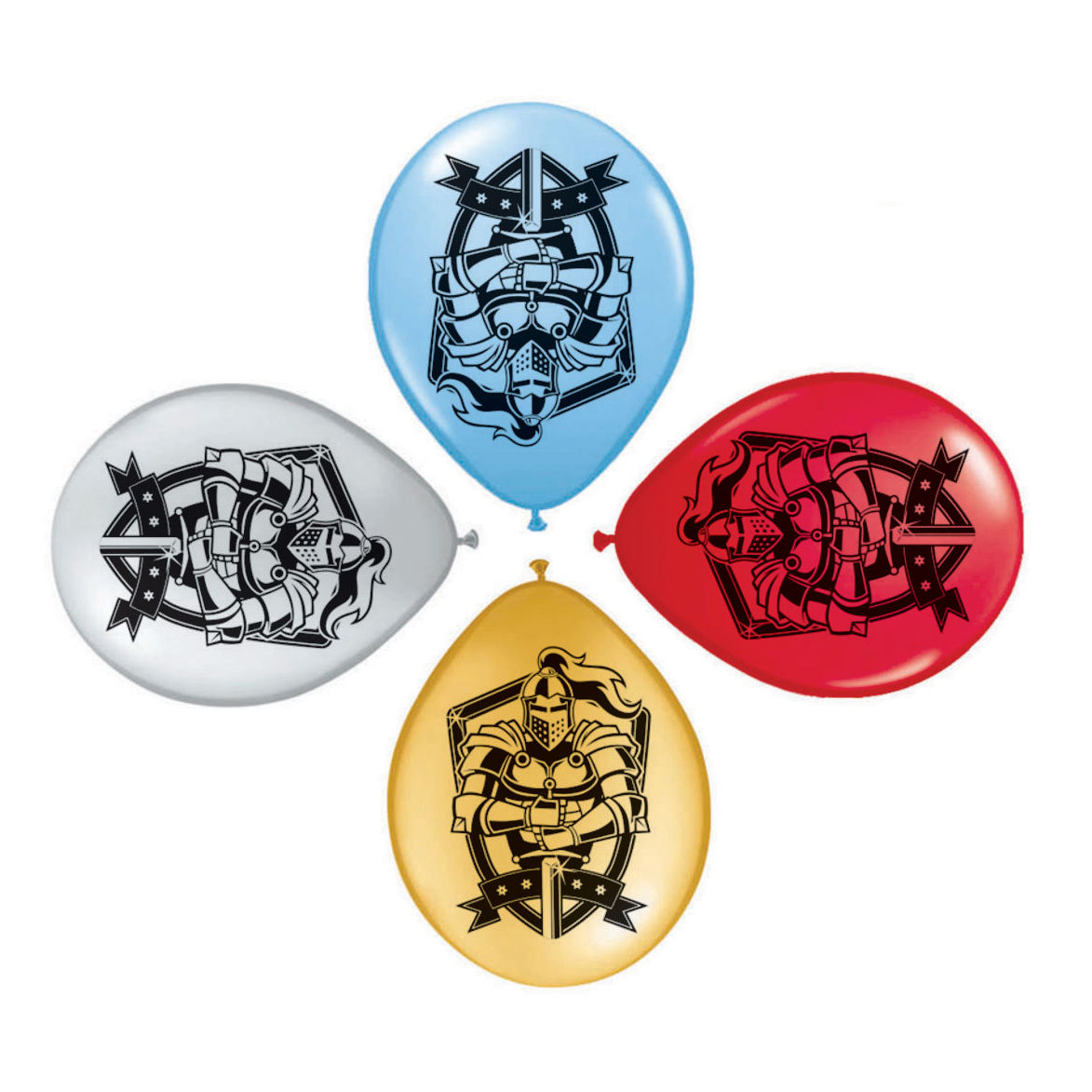 Ritter Luftballons 8 Stück