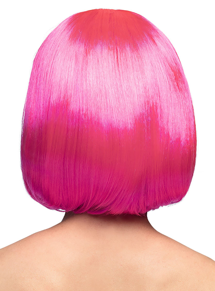 Pagenschnitt pink Perücke