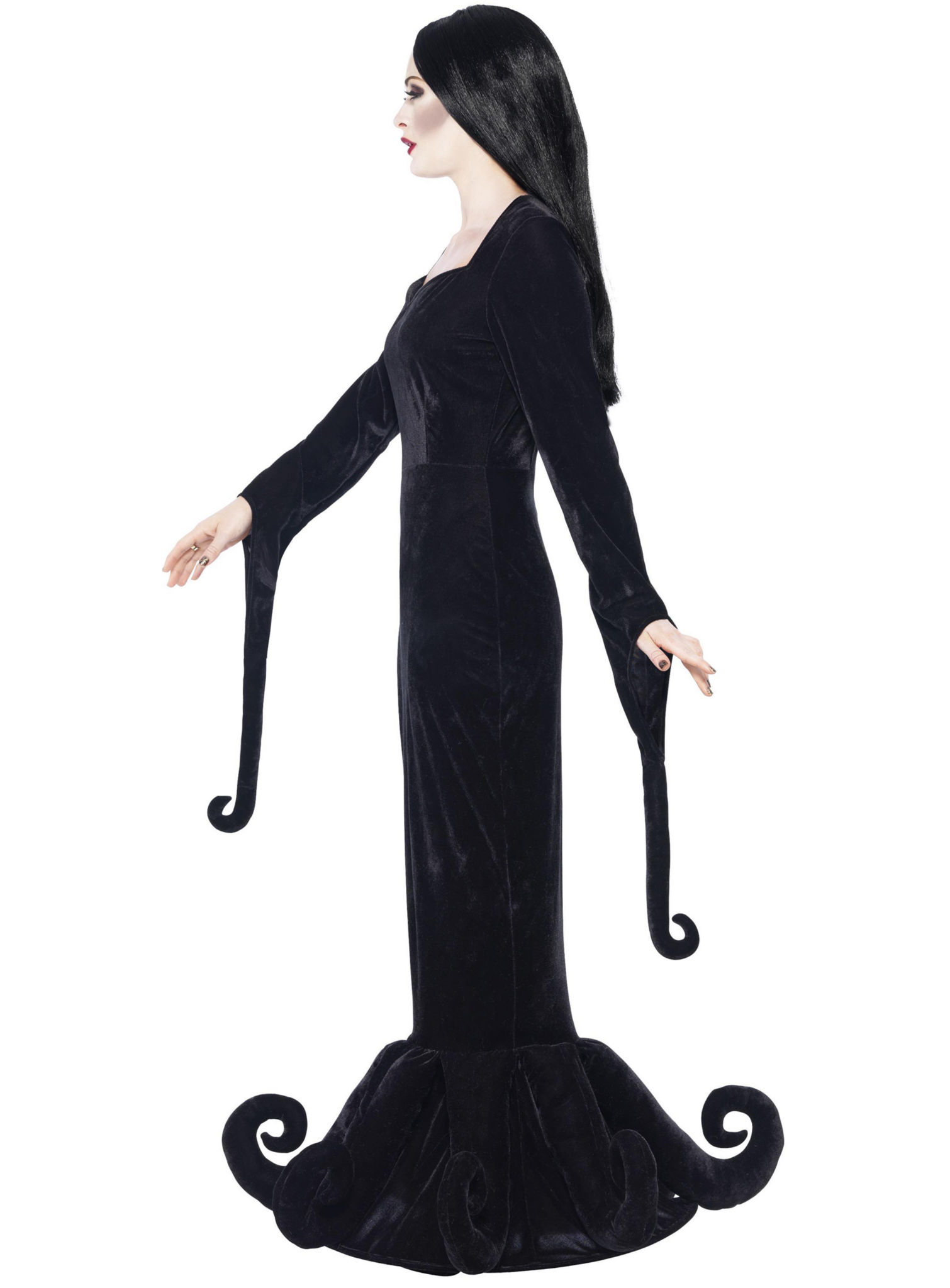 Morticia Cartoon Kostüm