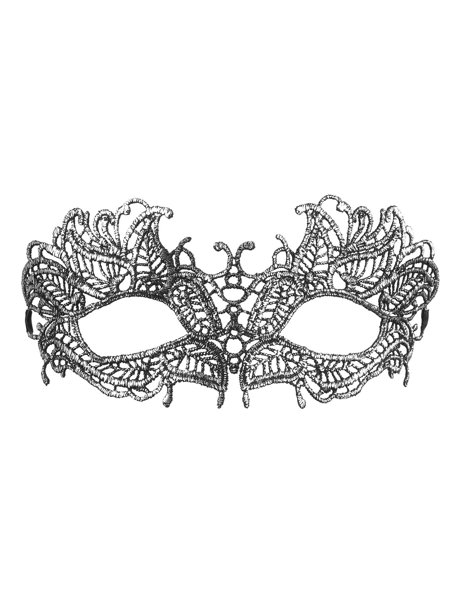 Kanten Masker Zilver