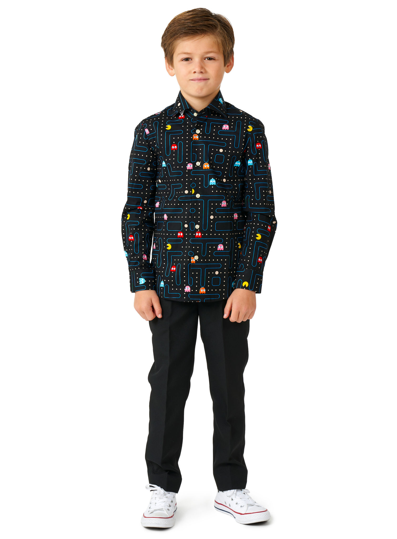 OppoSuits Boys Pac-Man Kinder Overhemd