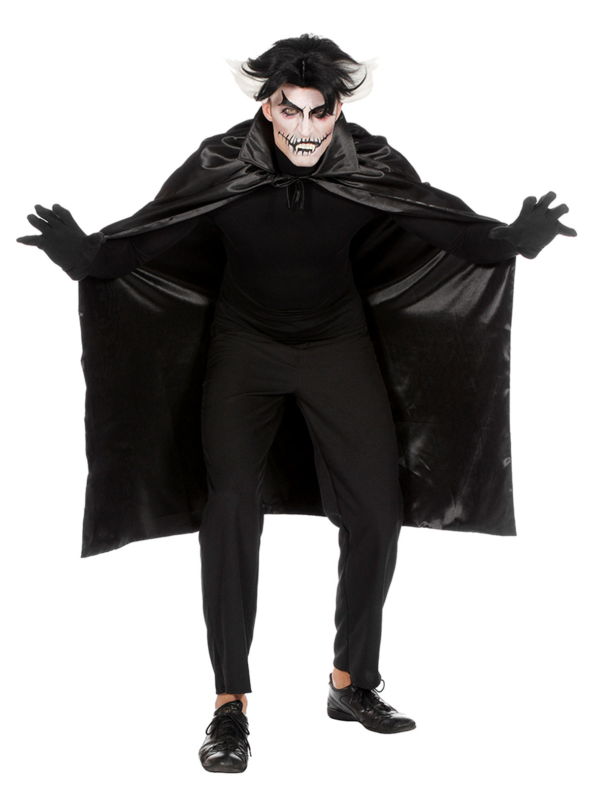 Schwarzes Vampircape für Erwachsene