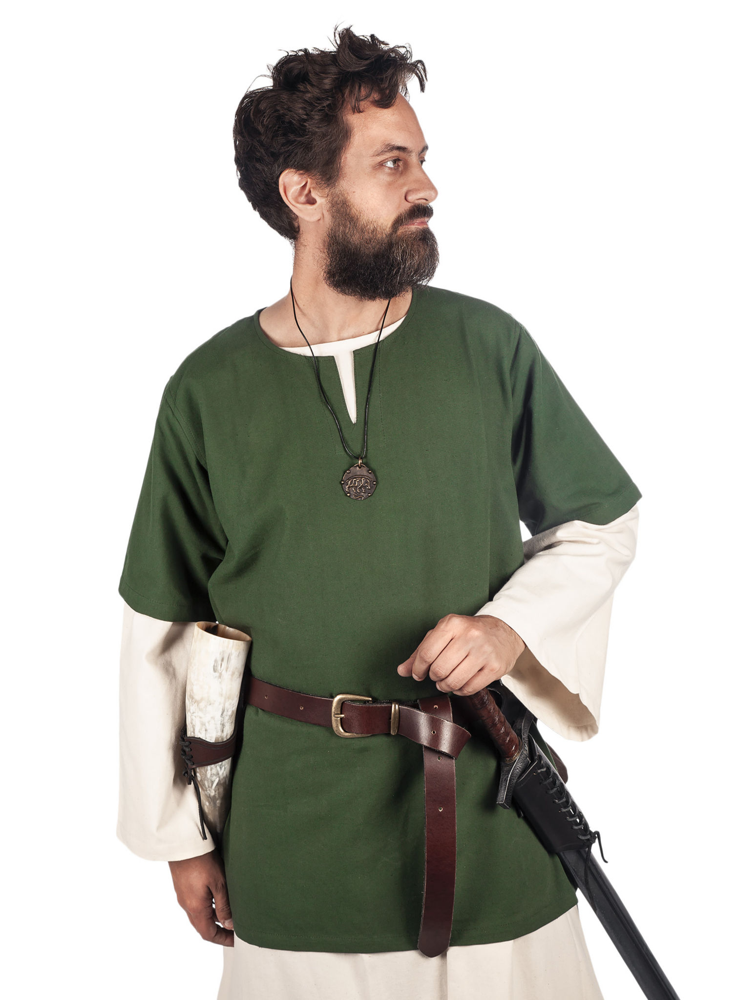 Mittelalter Kurzarm Tunika - Rumold