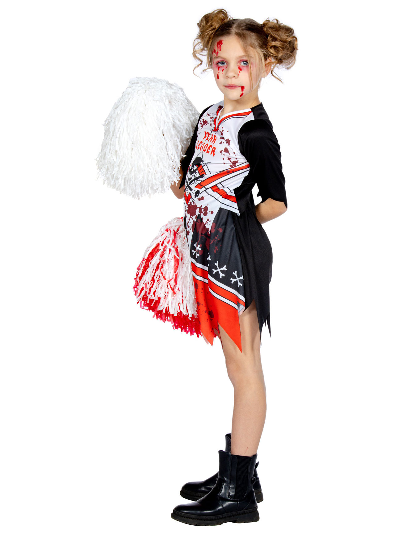 Fearleader Cheerleaderin Kostüm für Mädchen