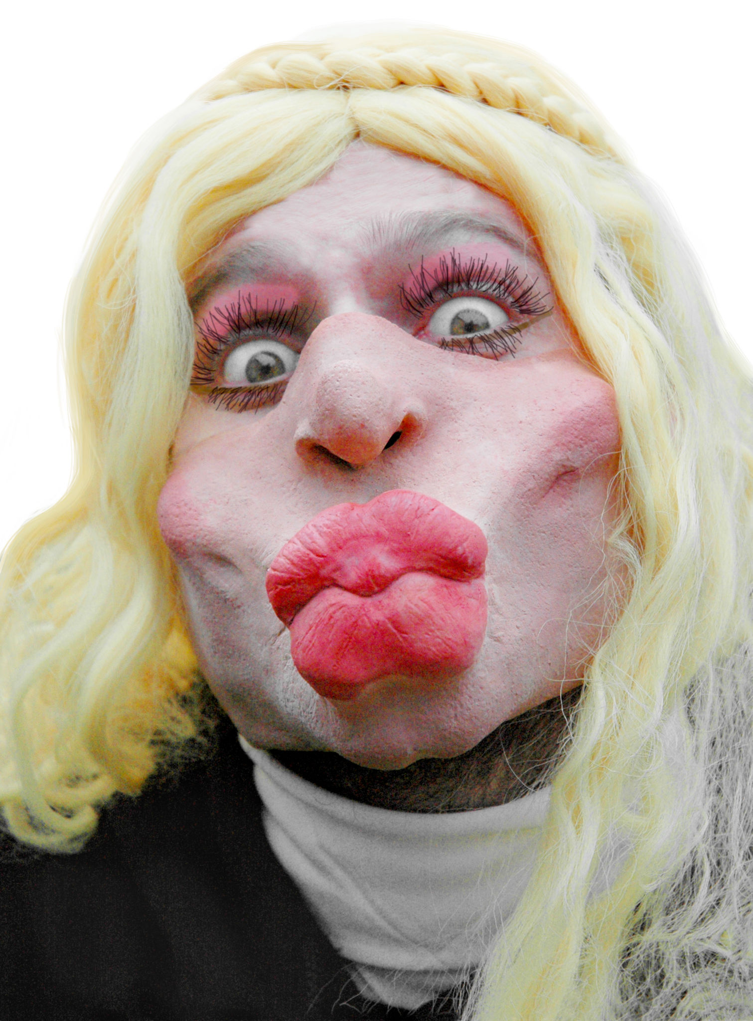 Fetter Knutscher Maske