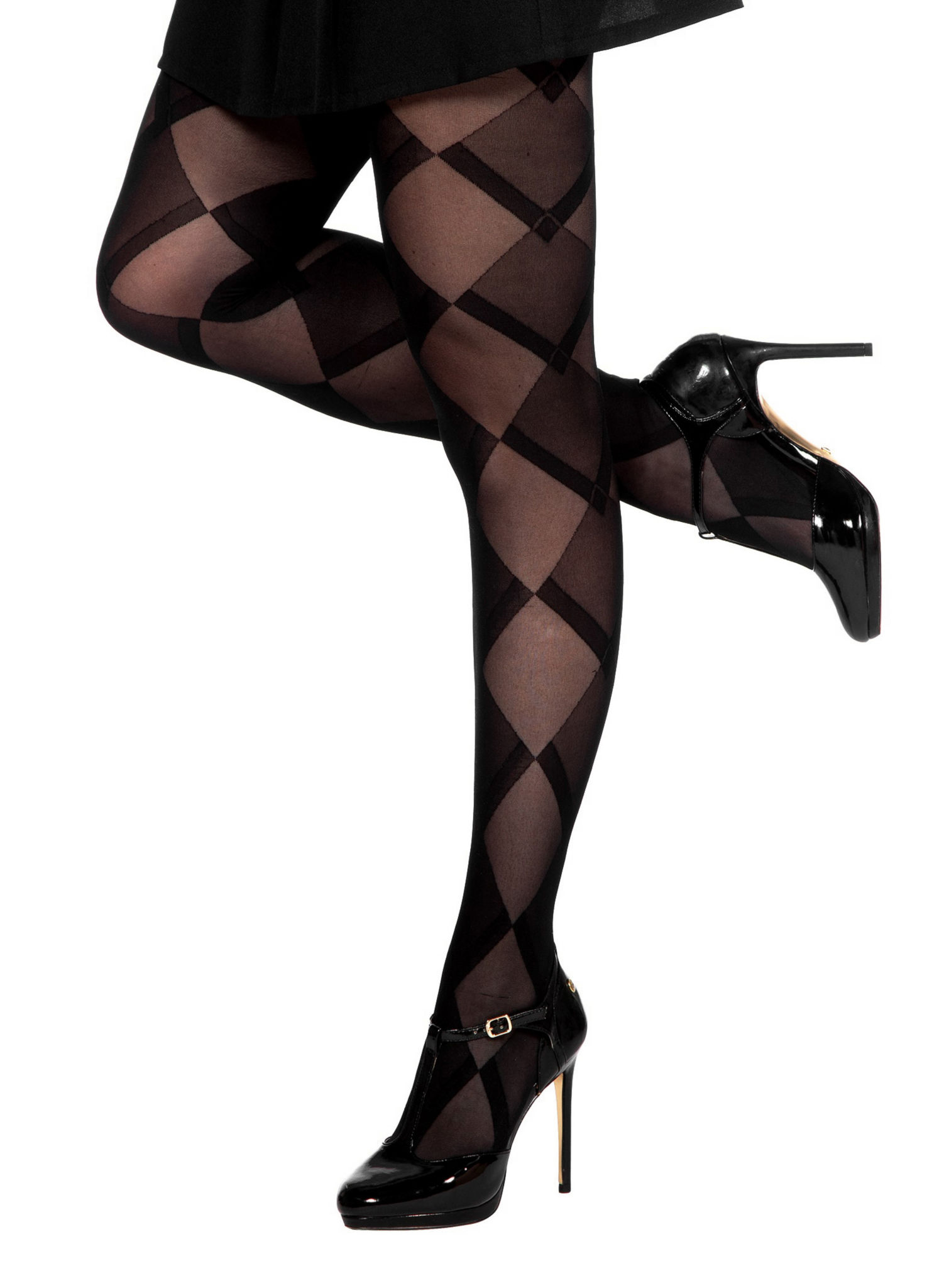 Harlekin Strumpfhose Gaga