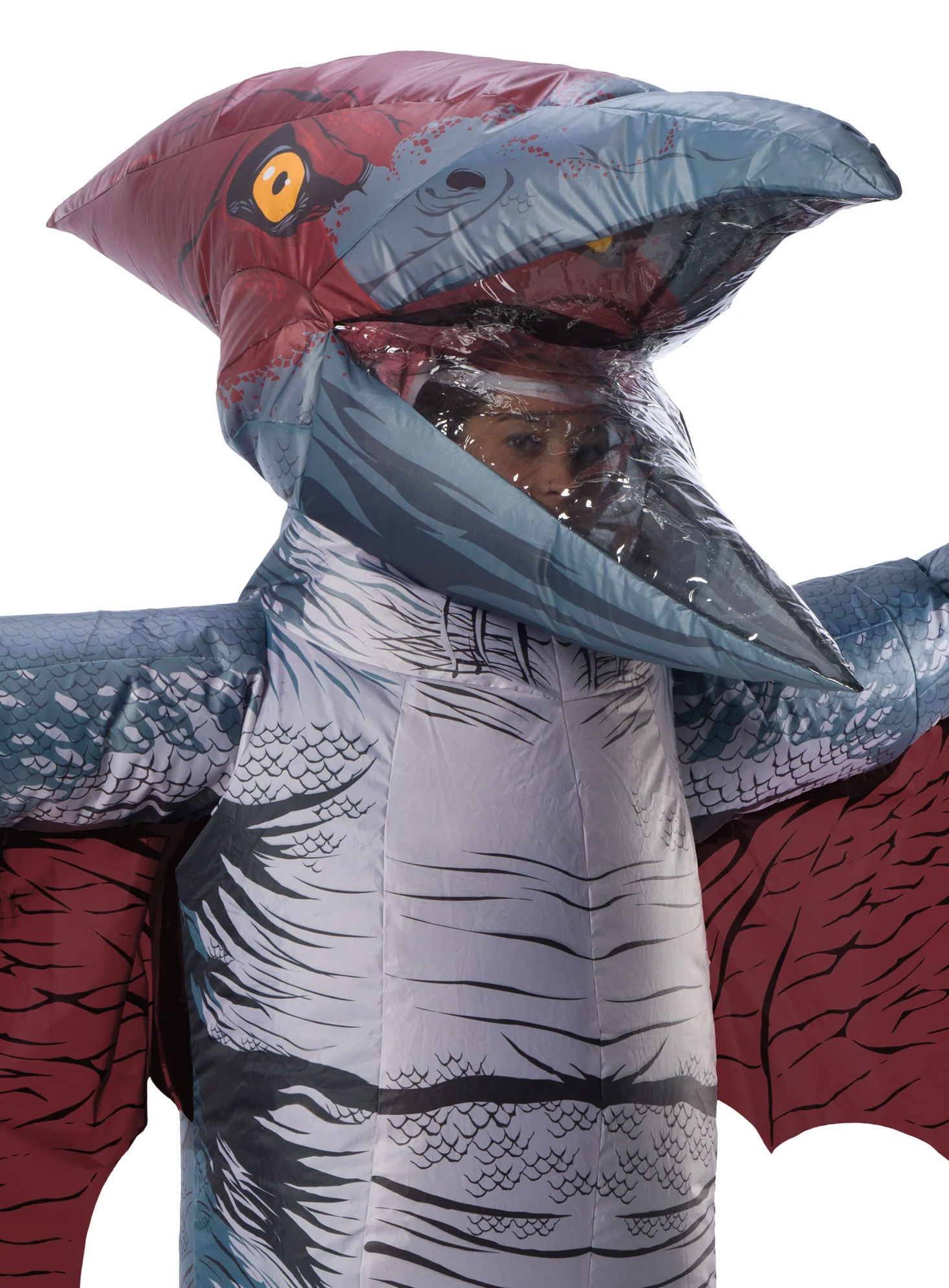 Jurassic World – opblaasbaar pteranodon-vliegend-dinosaurus-kostuum