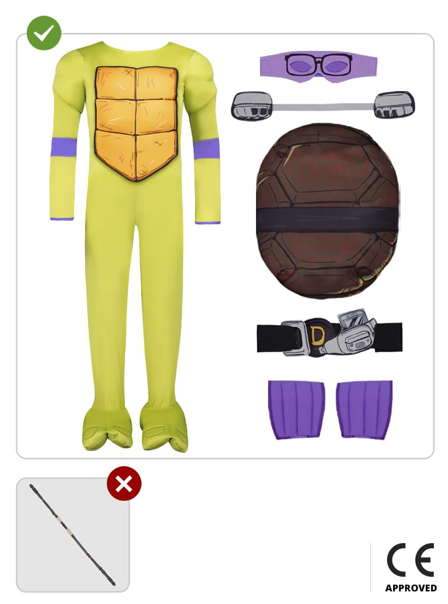 Teenage Mutant Ninja Turtles – Donatello Kostüm für Kinder