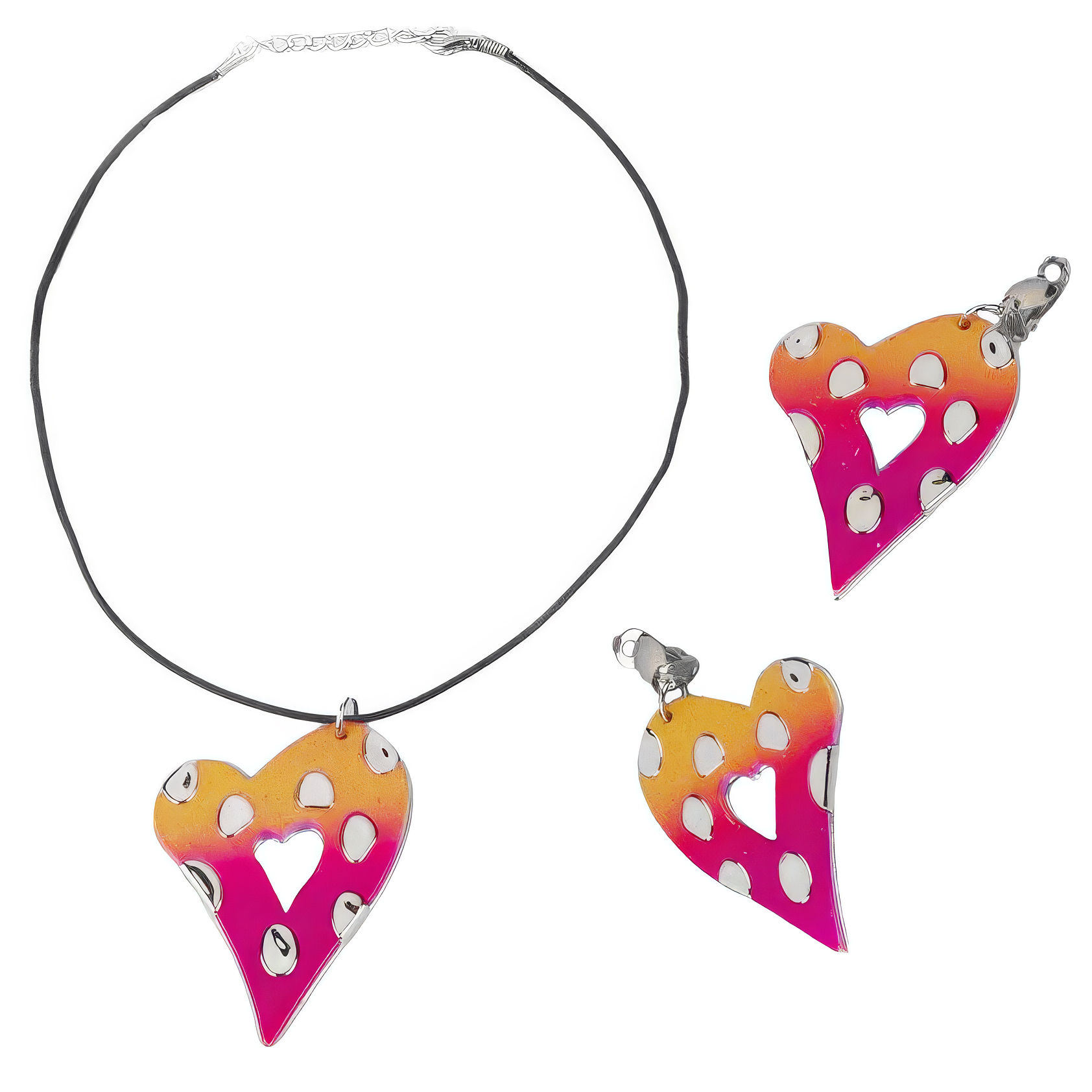 80s Hearts Schmuckset