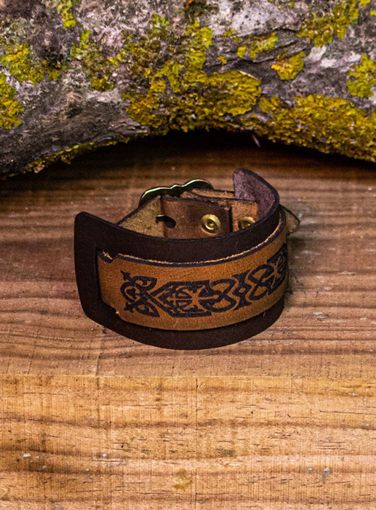 Mittelalter Lederarmband - Olwe