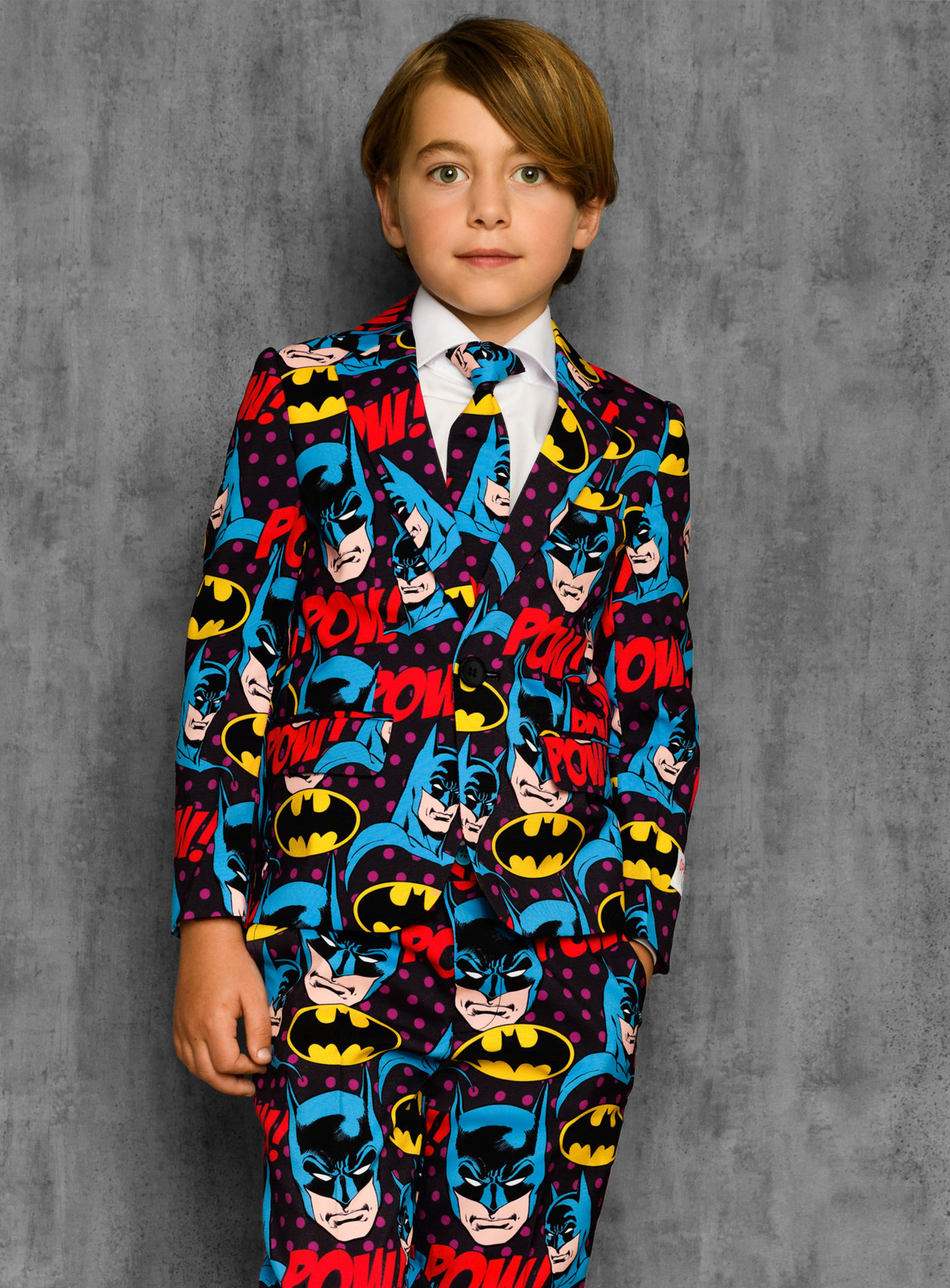 OppoSuits Boys Dark Knight Anzug für Kinder