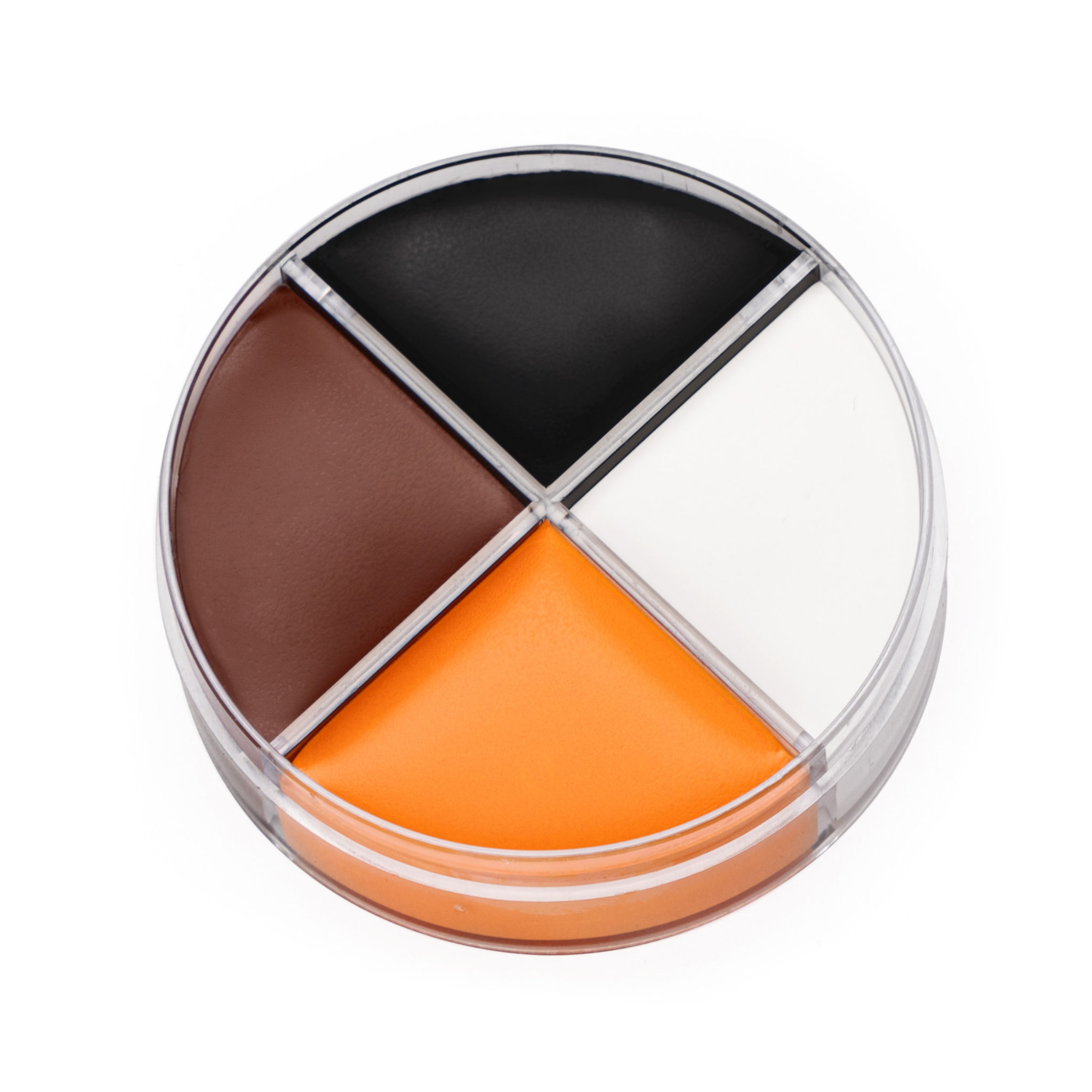 Creme Schminke schwarz-weiß-braun-orange Make-up 15 ml