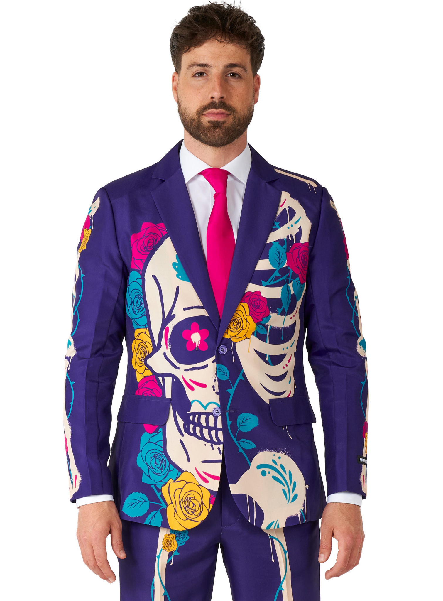 SuitMeister Sugar Skull Anzug